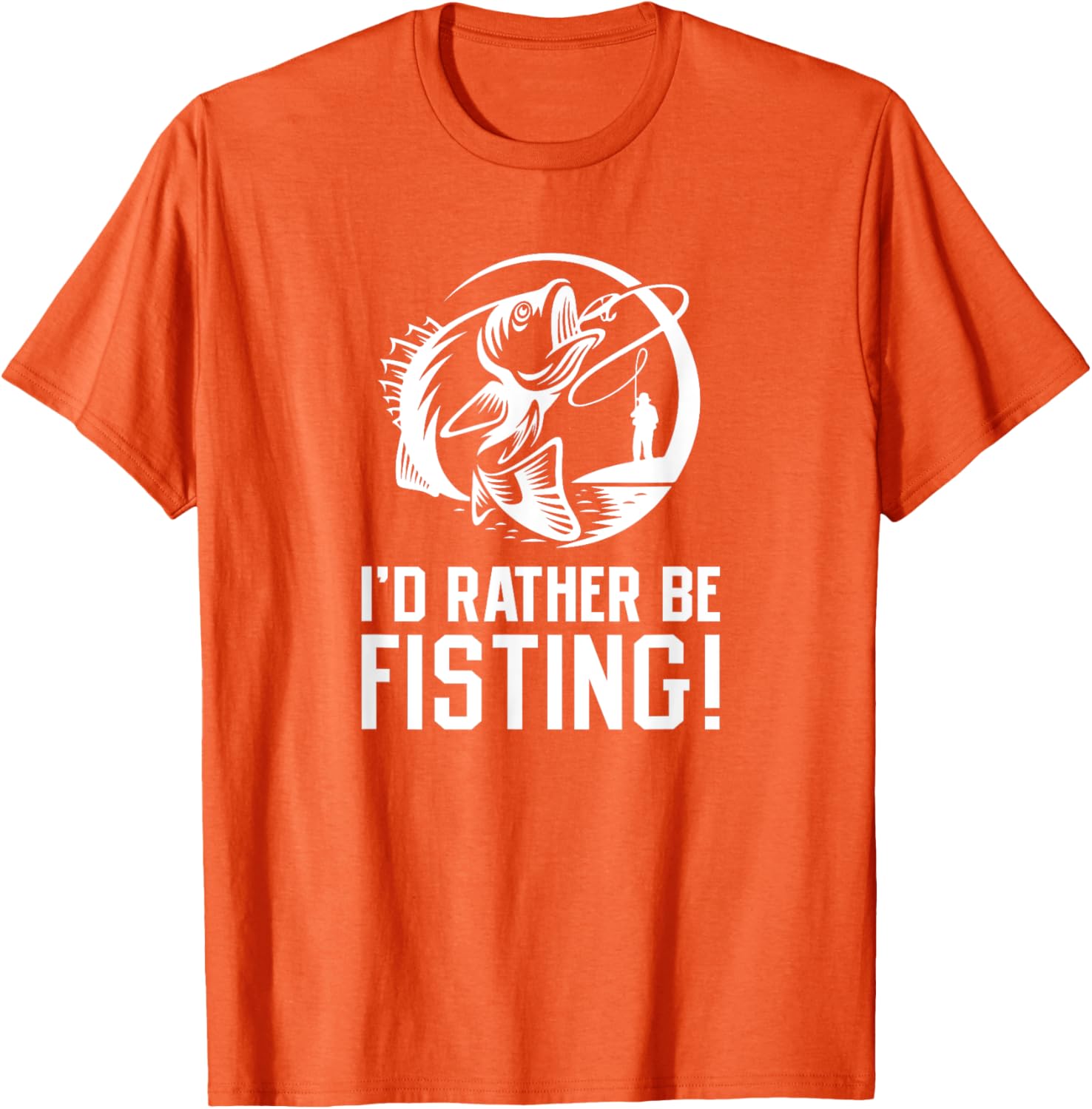 I'd Rather Be Fisting Funny Graphic T-Shirt for Casual Wear - 8