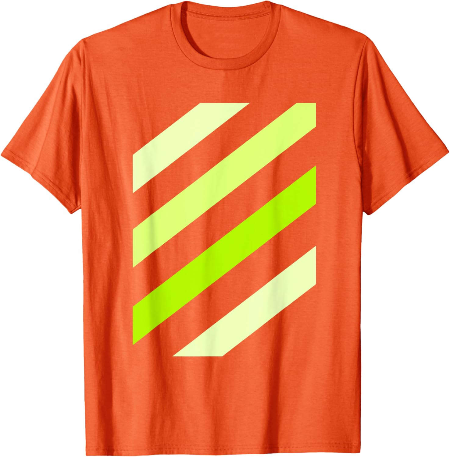 Stylish Green Stripe Graphic T-Shirt for Trendy Casual Wear - 1