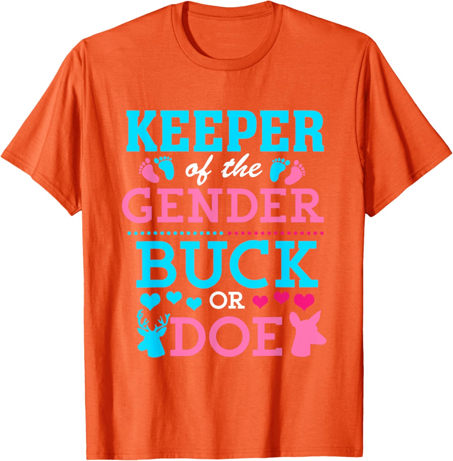 Funny Buck or Doe Gender Reveal T-Shirt for Baby Shower Celebrations - 17