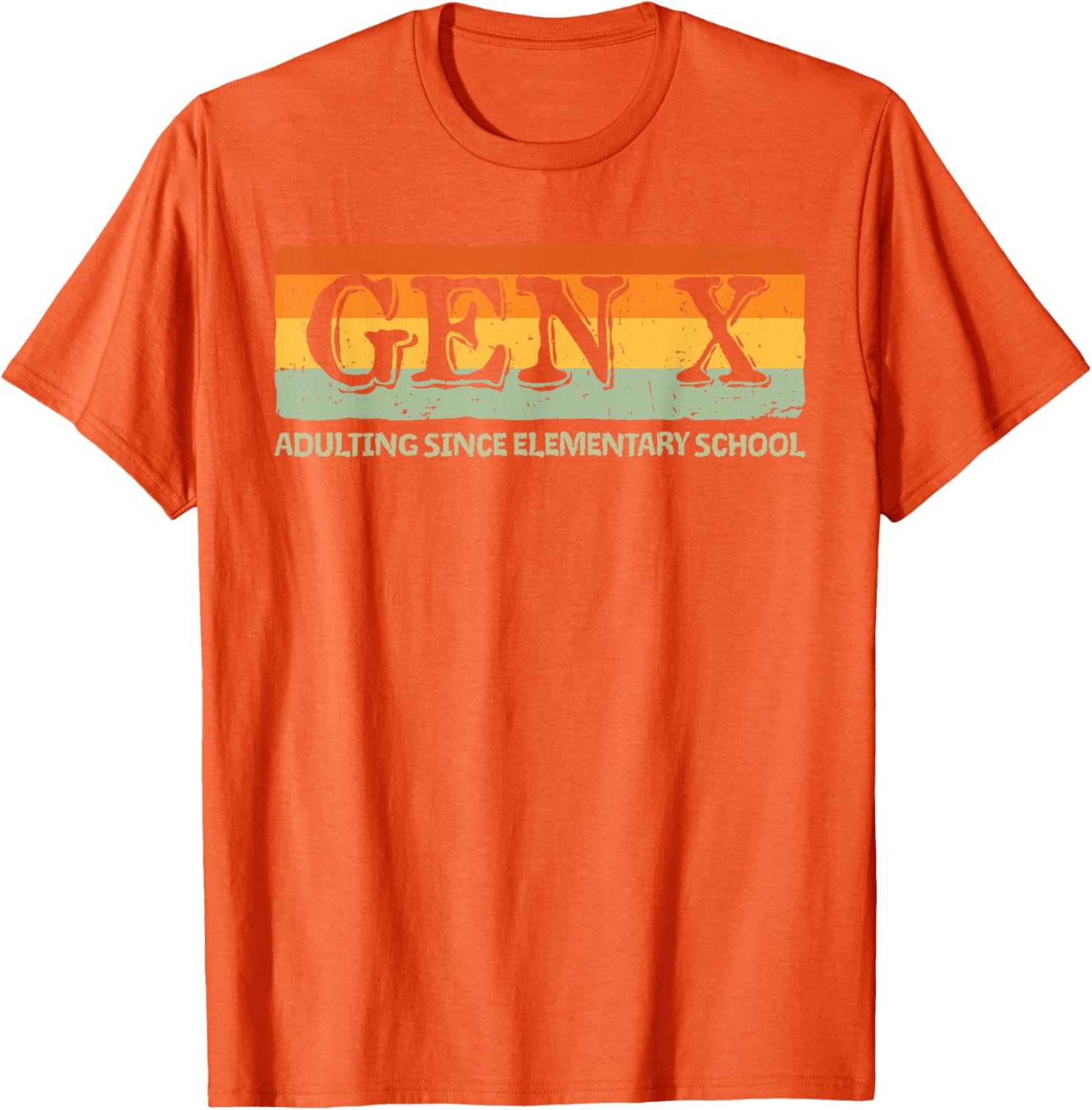 Gen X Adulting Since Elementary School T-Shirt for Nostalgic Style - 14