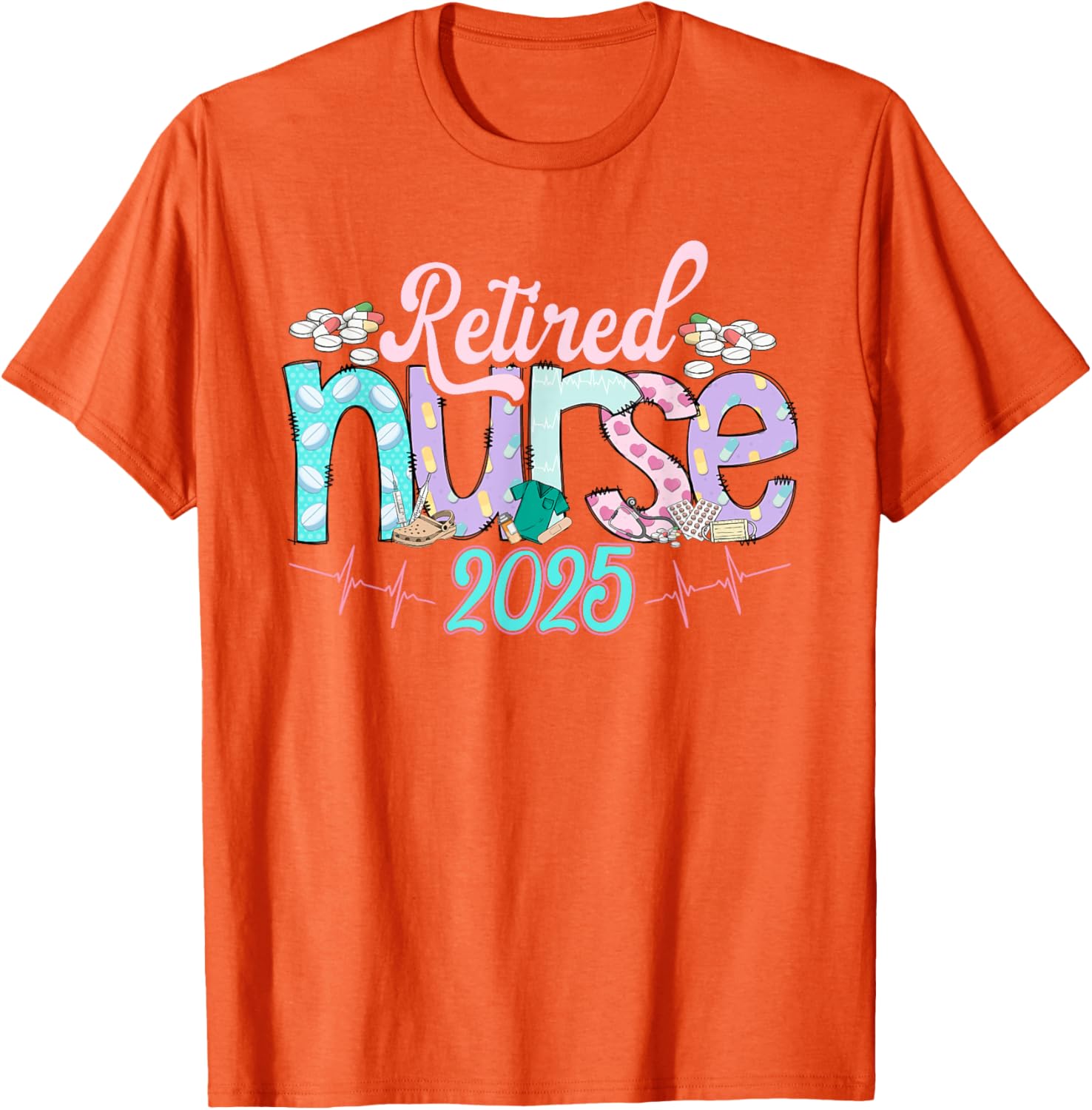 Tie Dye Retired Nurse T-Shirt 2025 Perfect Gift for Nurses - 19