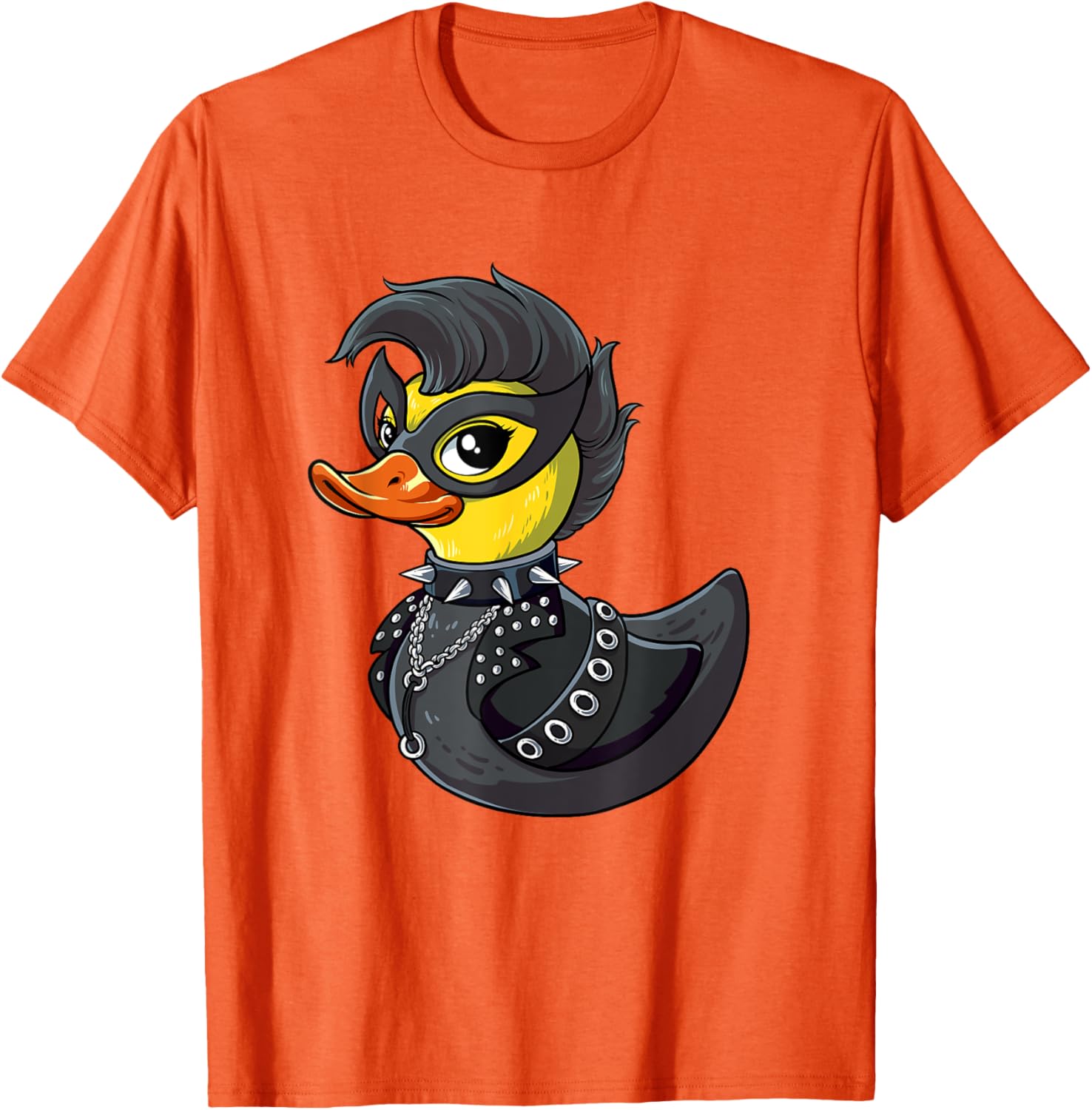 Punk Duck Rocker T-Shirt for Music Lovers - Cool Graphic Tee - 9