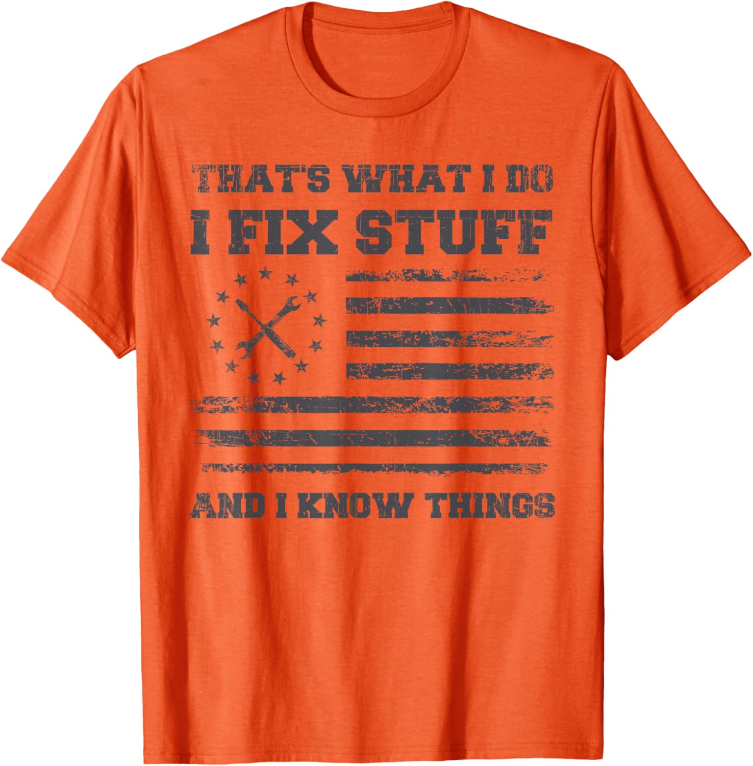 Funny Dad T-Shirt for Mechanics I Fix Stuff Perfect Father's Day Gift - 5