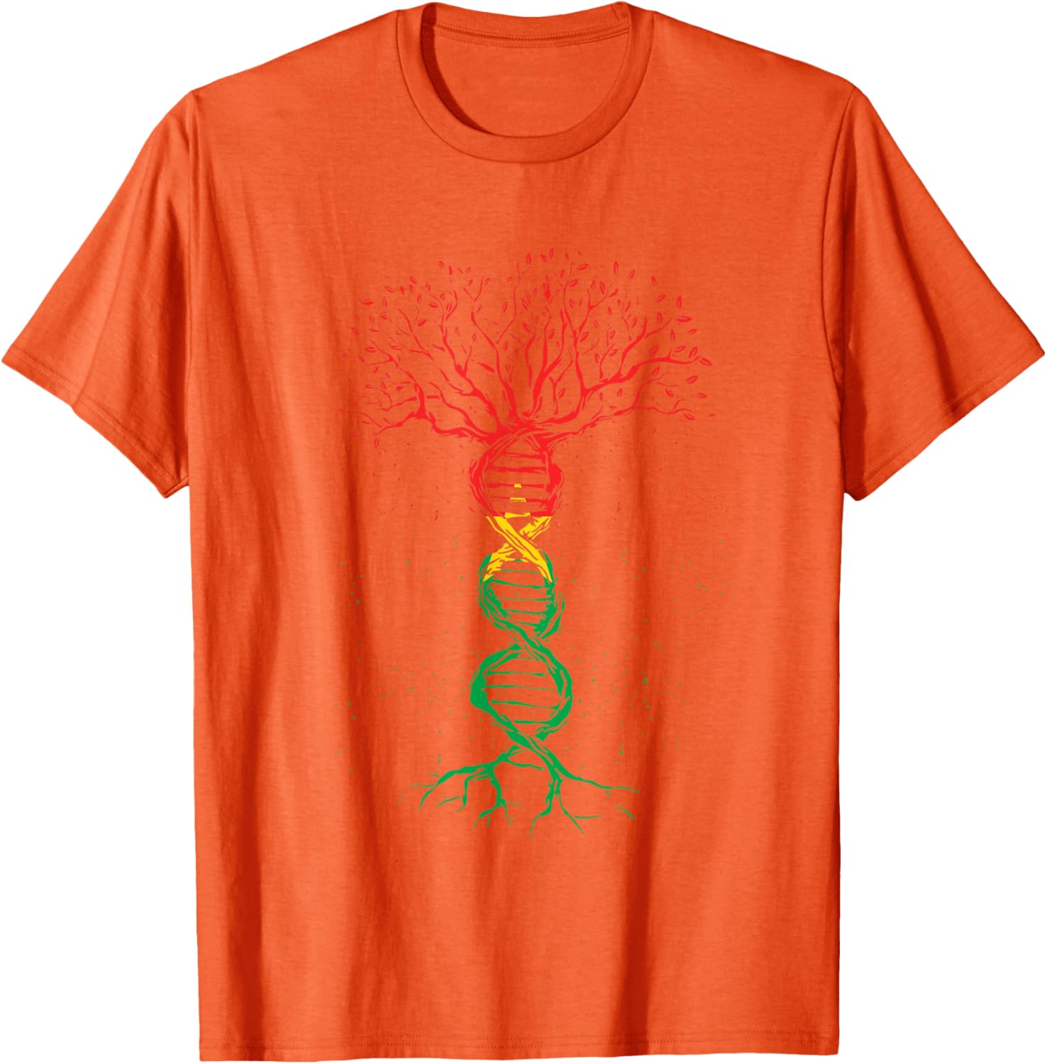 Burkina Faso Pride T-Shirt with DNA Tree Roots and Flag Design - 22