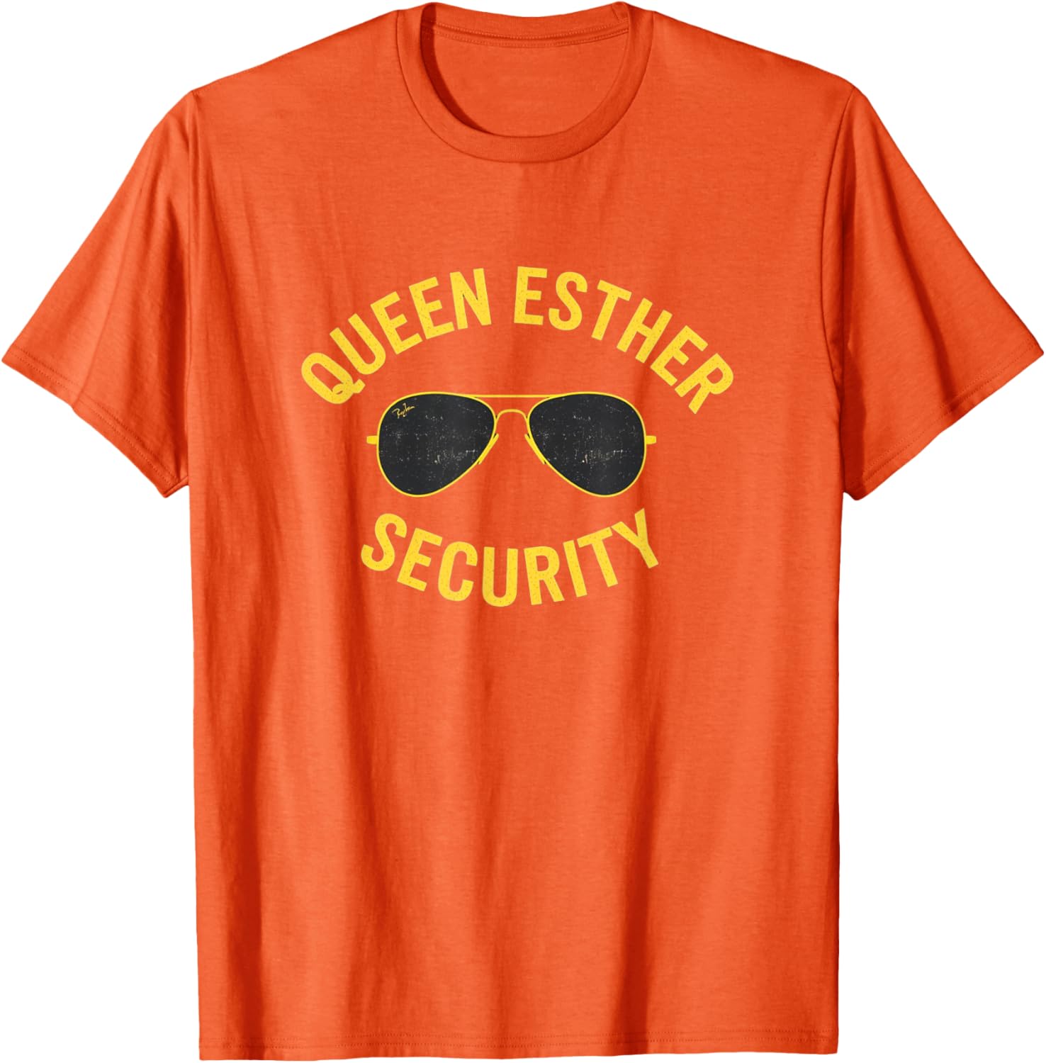 Funny Queen Esther Security T-Shirt for Purim Parties and Celebrations - 6