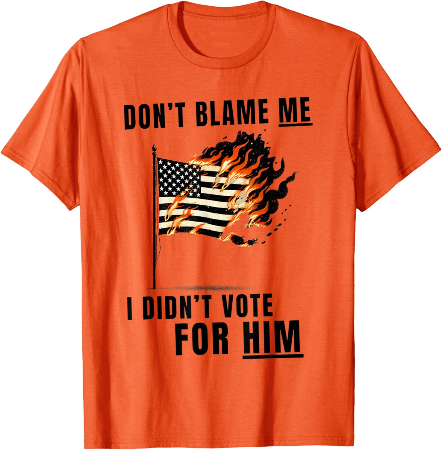 Funny Don't Blame Me I Didn't Vote For Him T-Shirt for Casual Wear - 24
