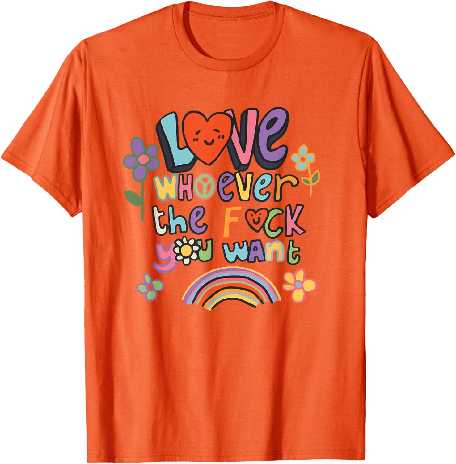 Love Whoever You Want LGBTQ Rainbow Pride Month T-Shirt for All - 22