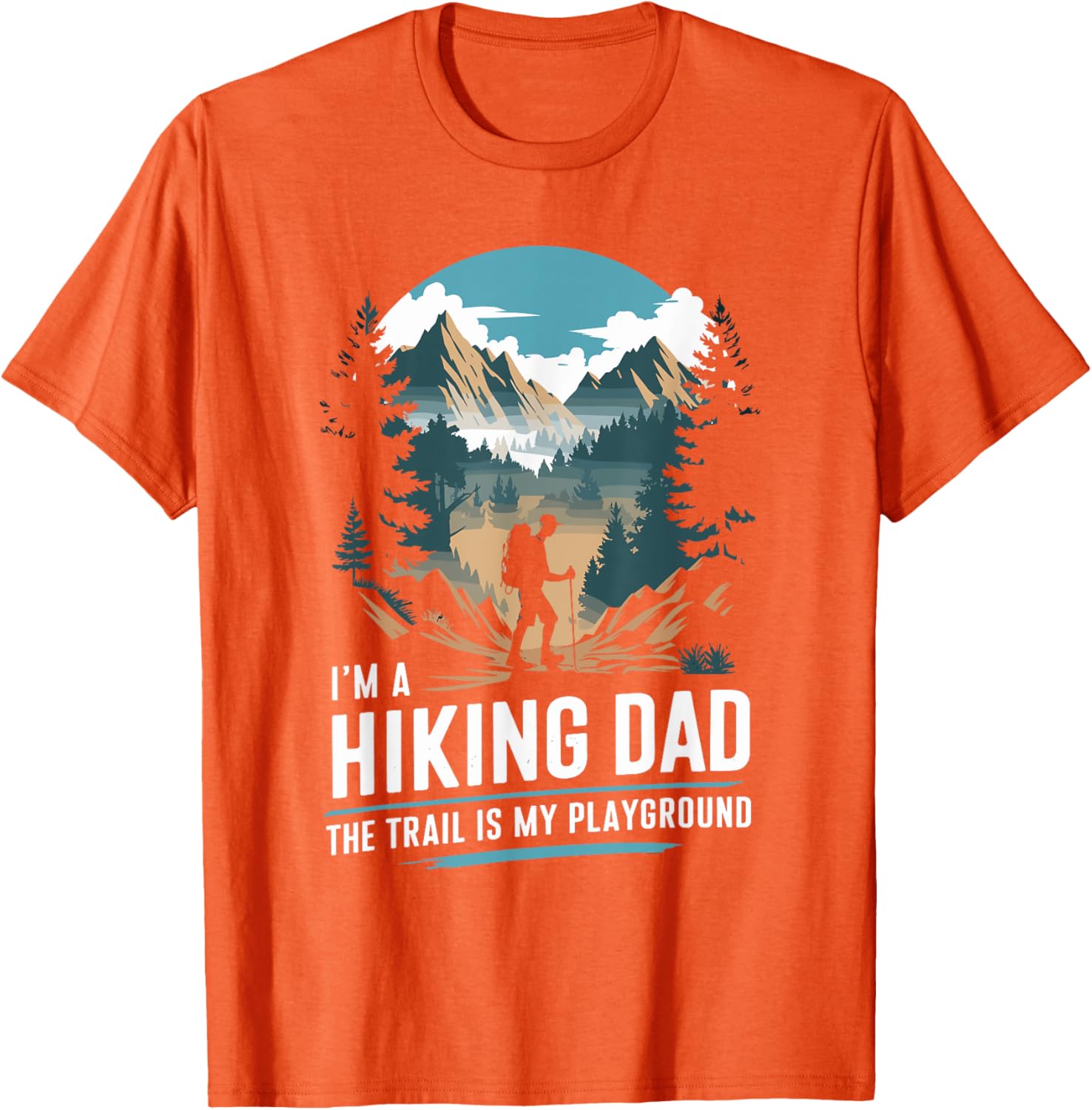 Hiking Dad Trekking T-Shirt for Outdoor Mountain Adventures - 2