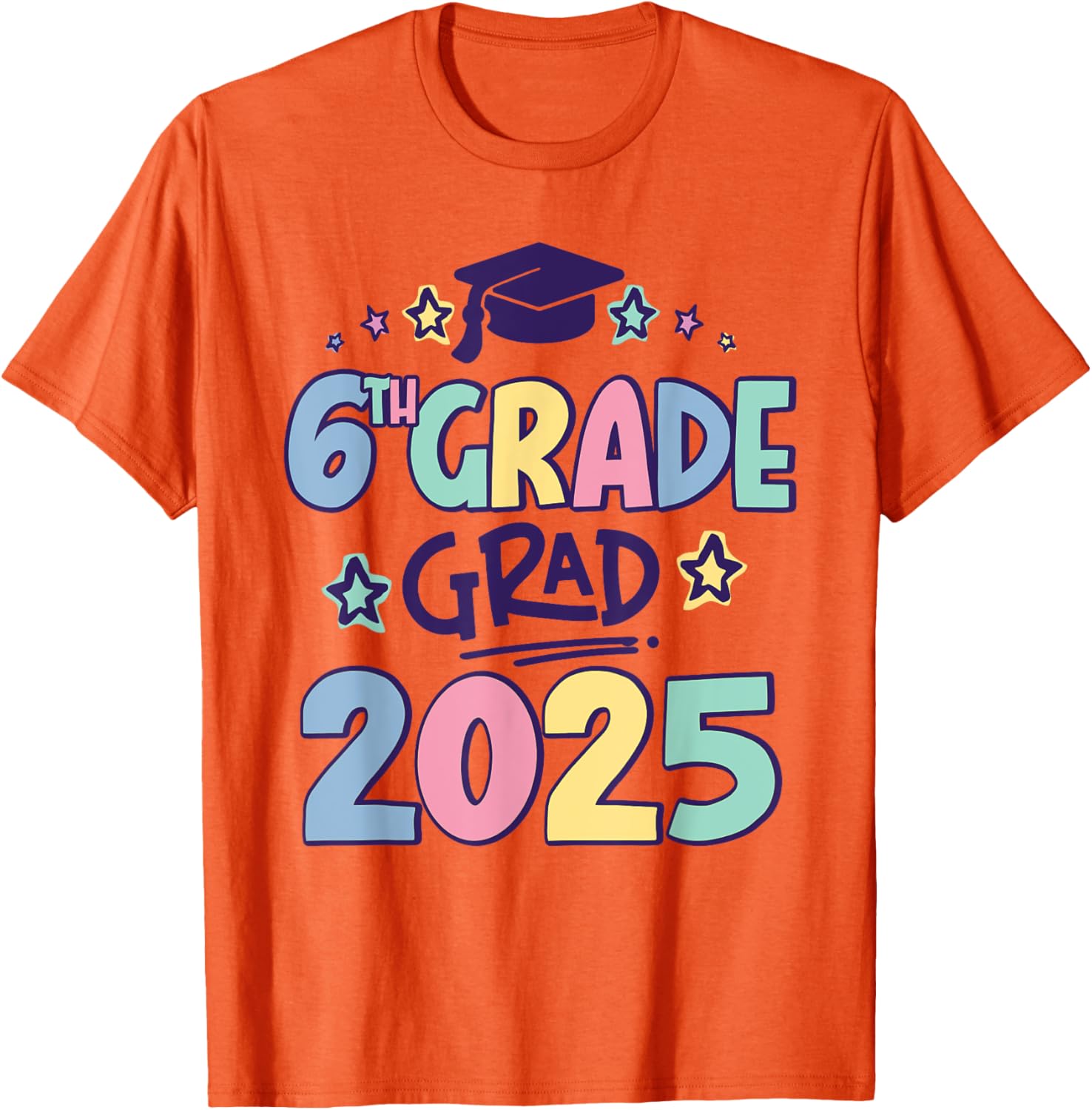 Sixth Grade 2025 Grad T-Shirt for Proud Elementary School Graduates - 4