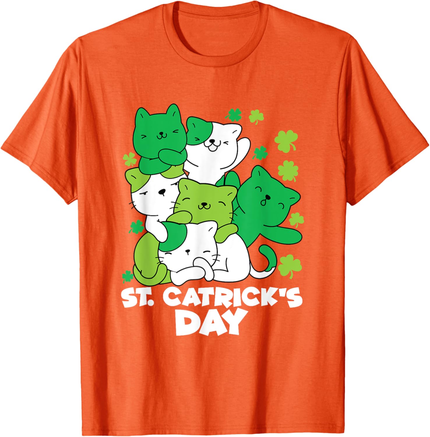 Cute Cat St. Patrick's Day Leprechaun T-Shirt for Festive Fun - 2