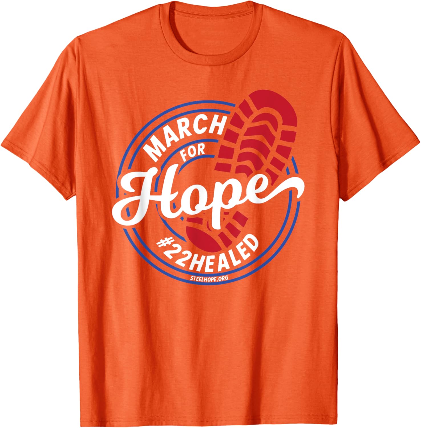 March for Hope Steel Hope T-Shirt - Hopeful Design for Every Occasion - 8