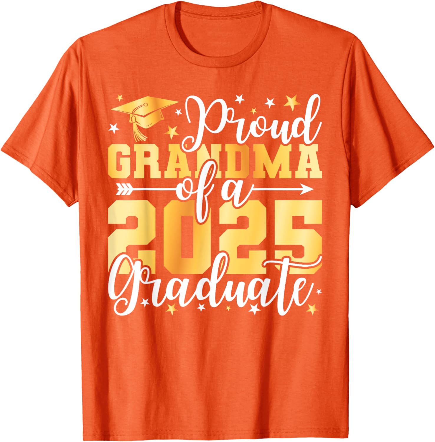 Proud Grandma of 2025 Graduate T-Shirt for Graduation Celebrations - 16