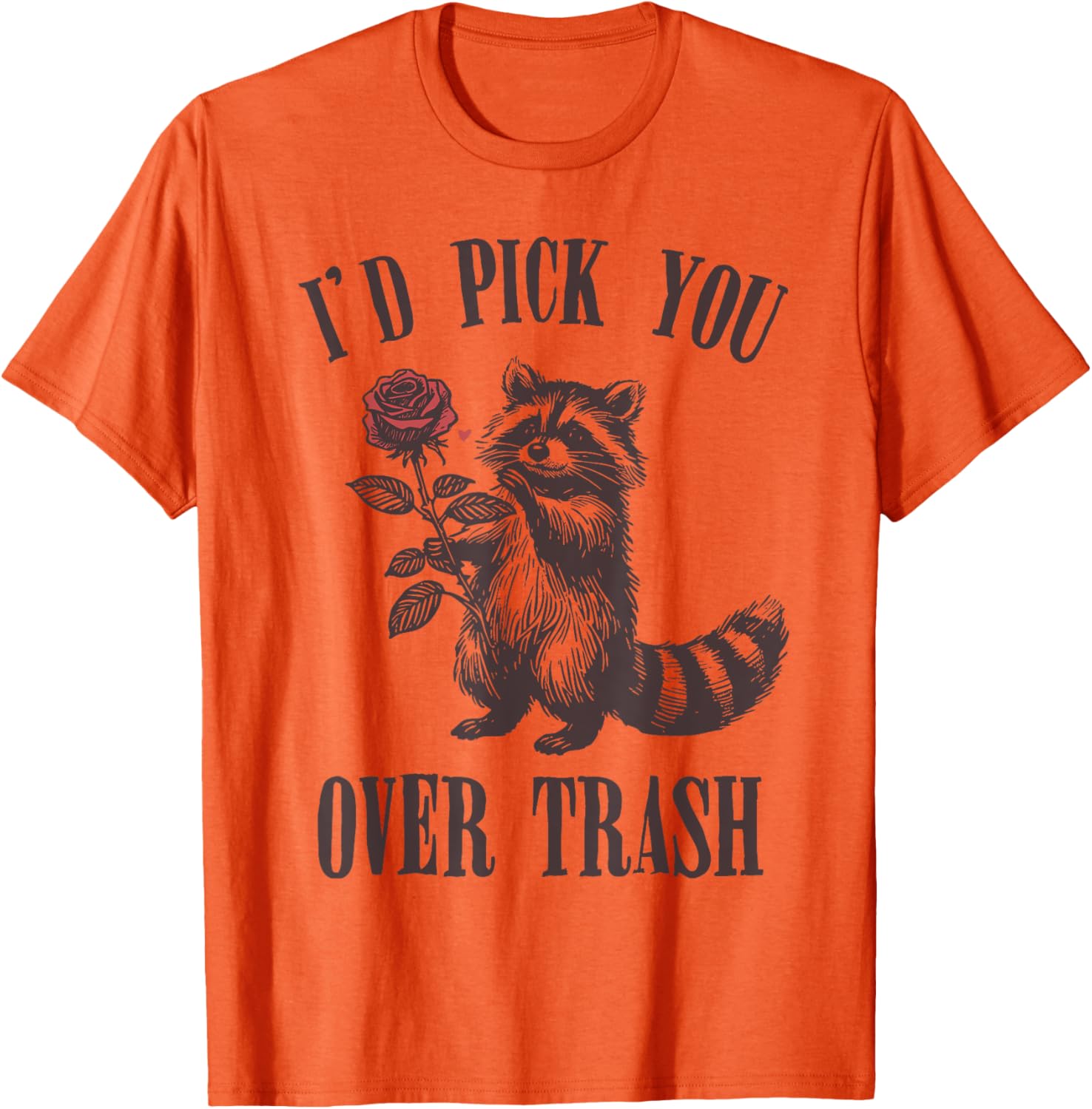 Funny Opossum Raccoon Sarcastic Rose T-Shirt Perfect for Animal Lovers - 8
