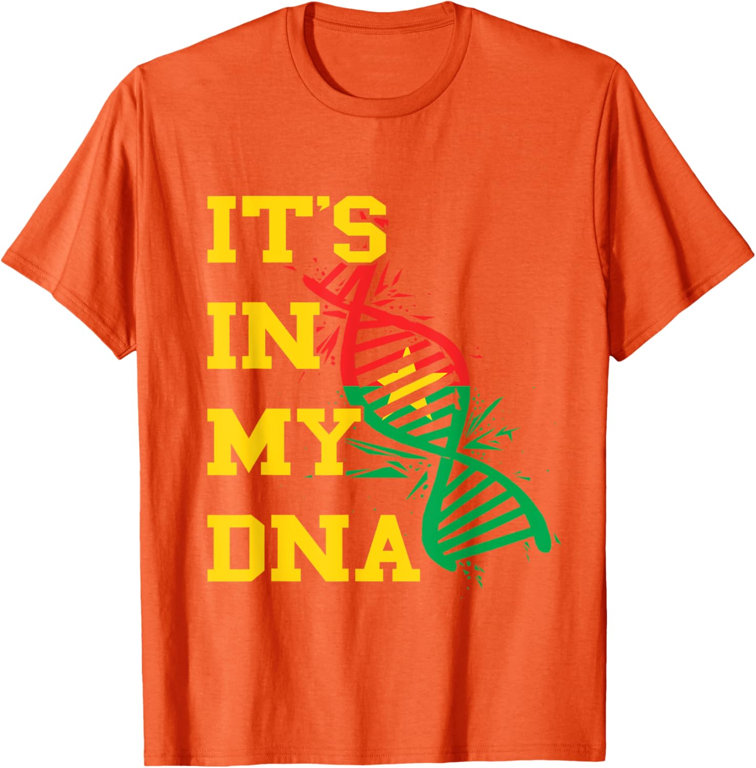 Burkina Faso Flag DNA Pride T-Shirt for Proud Burkina Fasoans - 13