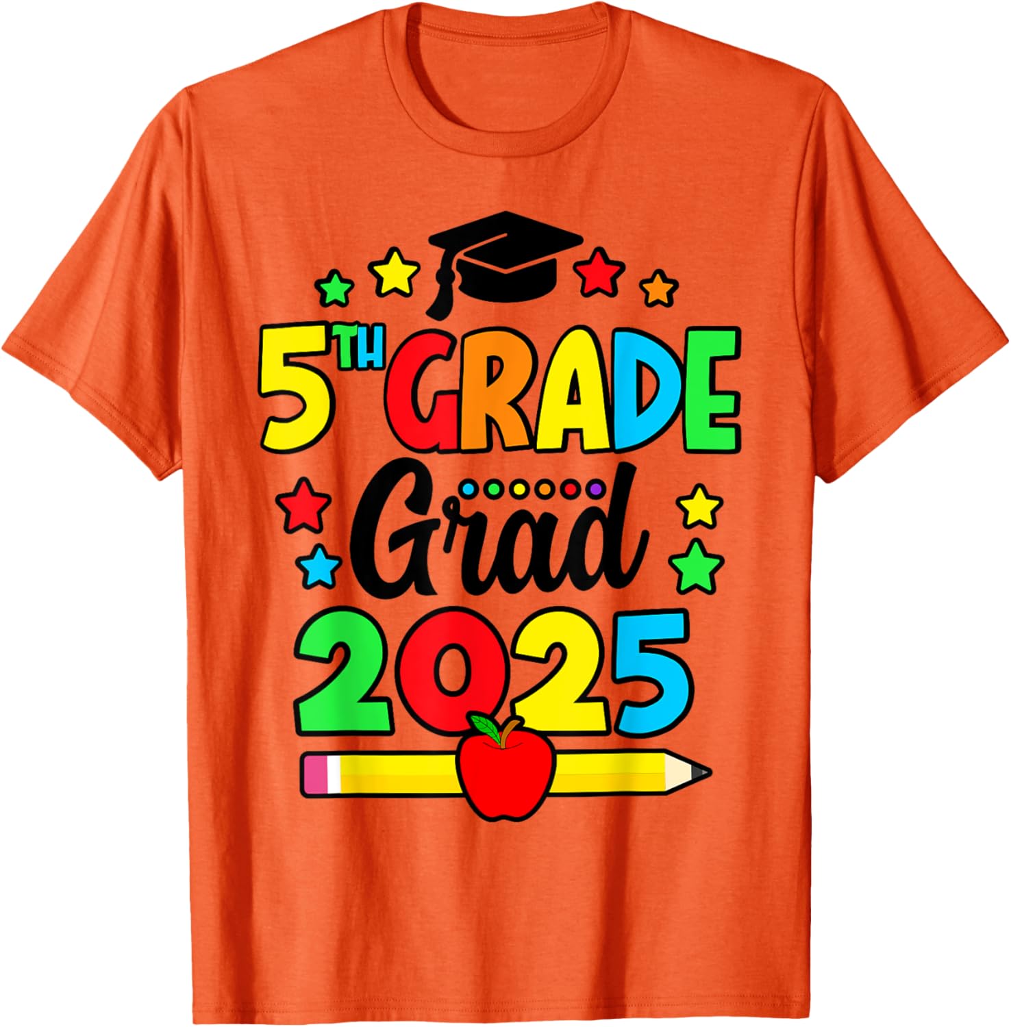 Fifth Grade Graduate 2025 T-Shirt for Elementary School Celebration - 16