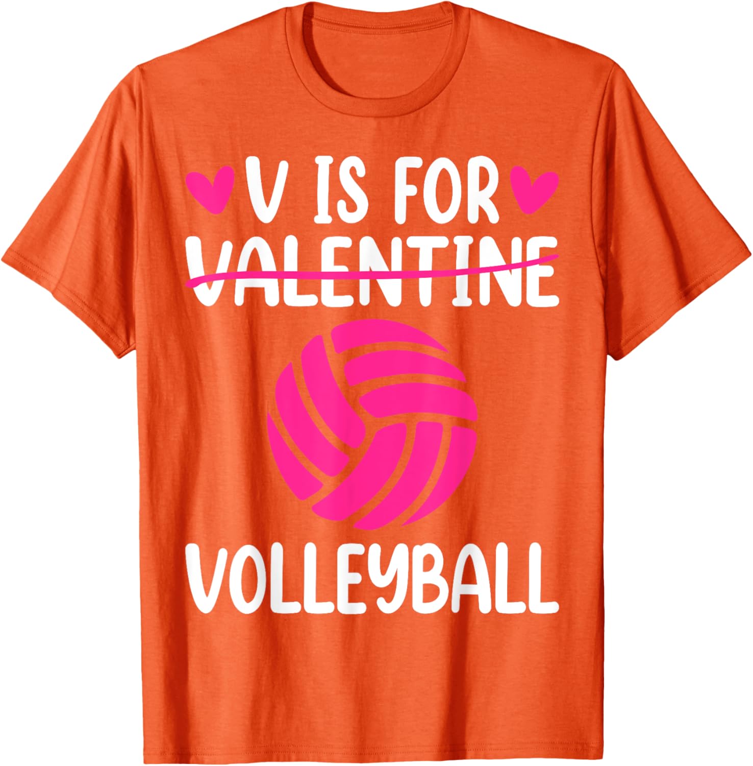 V is for Valentine Volleyball T-Shirt for Boys and Girls Fun Style - 7
