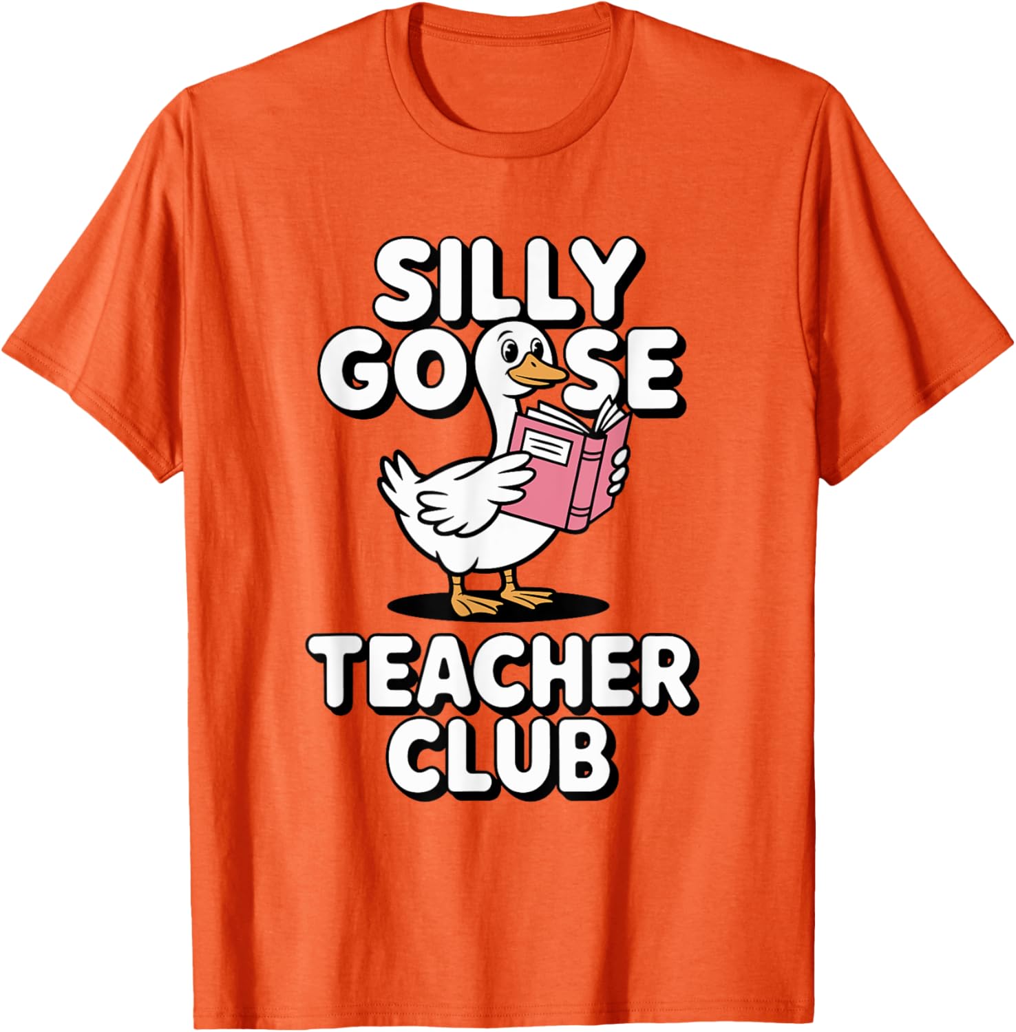 Silly Goose Teacher Club Fun Back to School Humor T-Shirt for Educators - 15