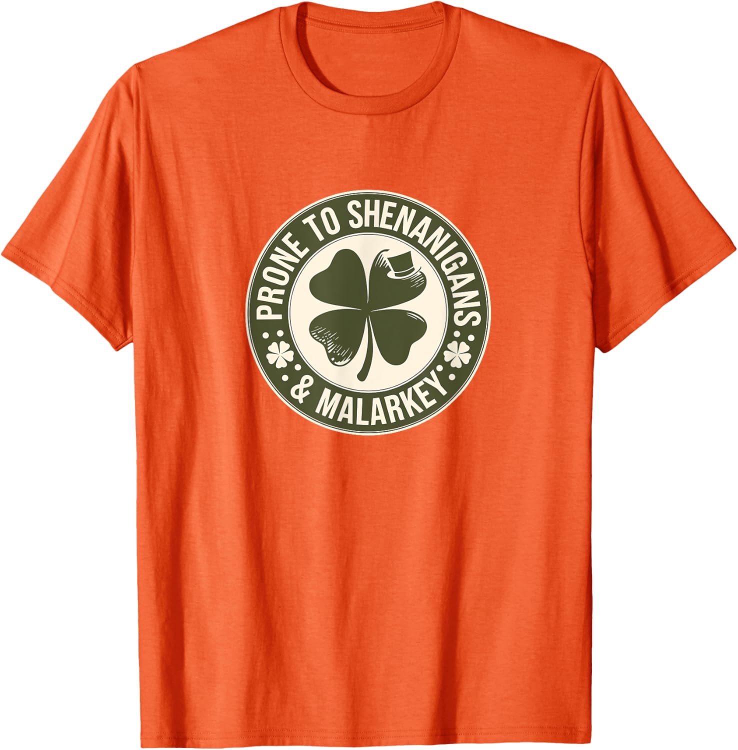 Prone to Shenanigans St Patrick's Day Clover T-Shirt for Fun Celebrations - 12