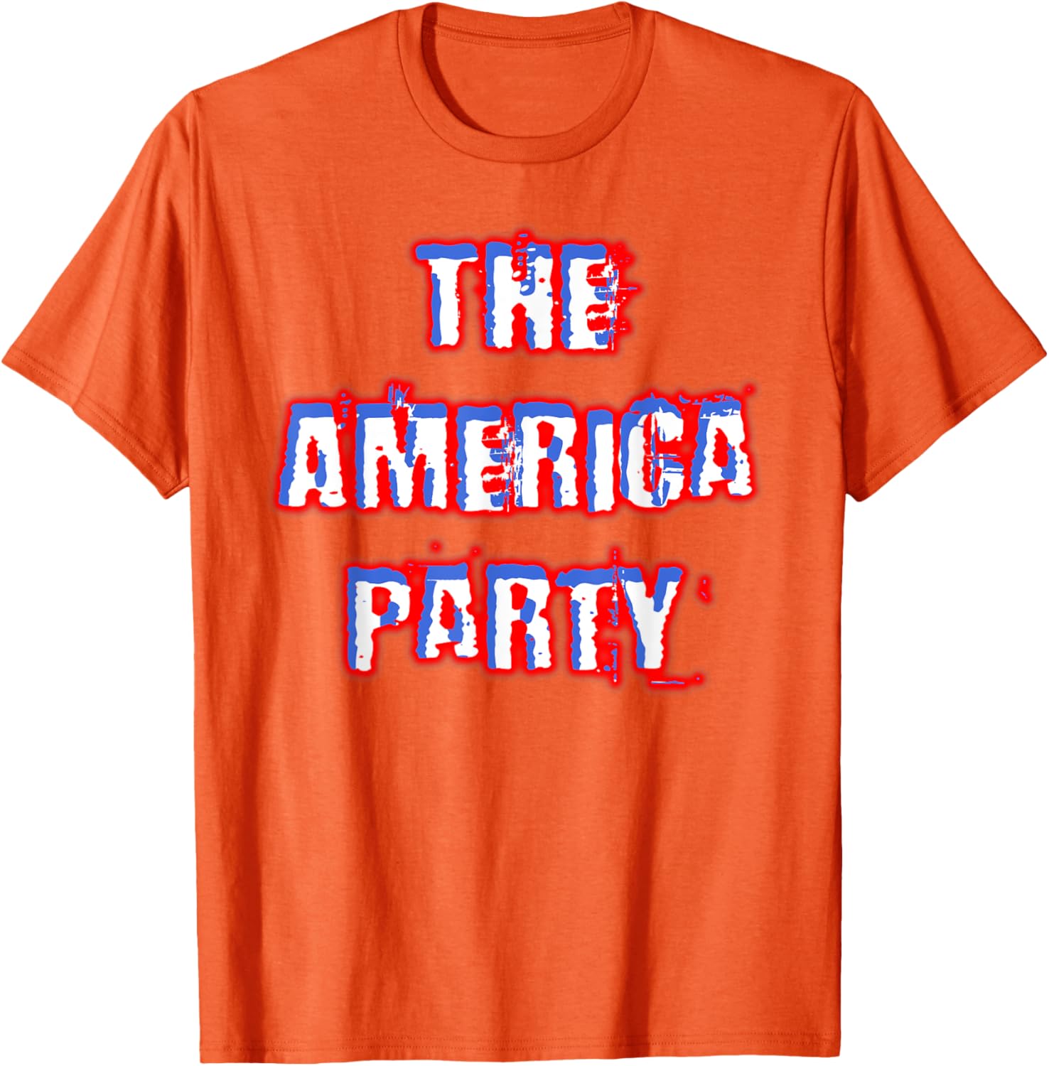 America Party Red White and Blue T-Shirt for Fun and Festive Wear - 1