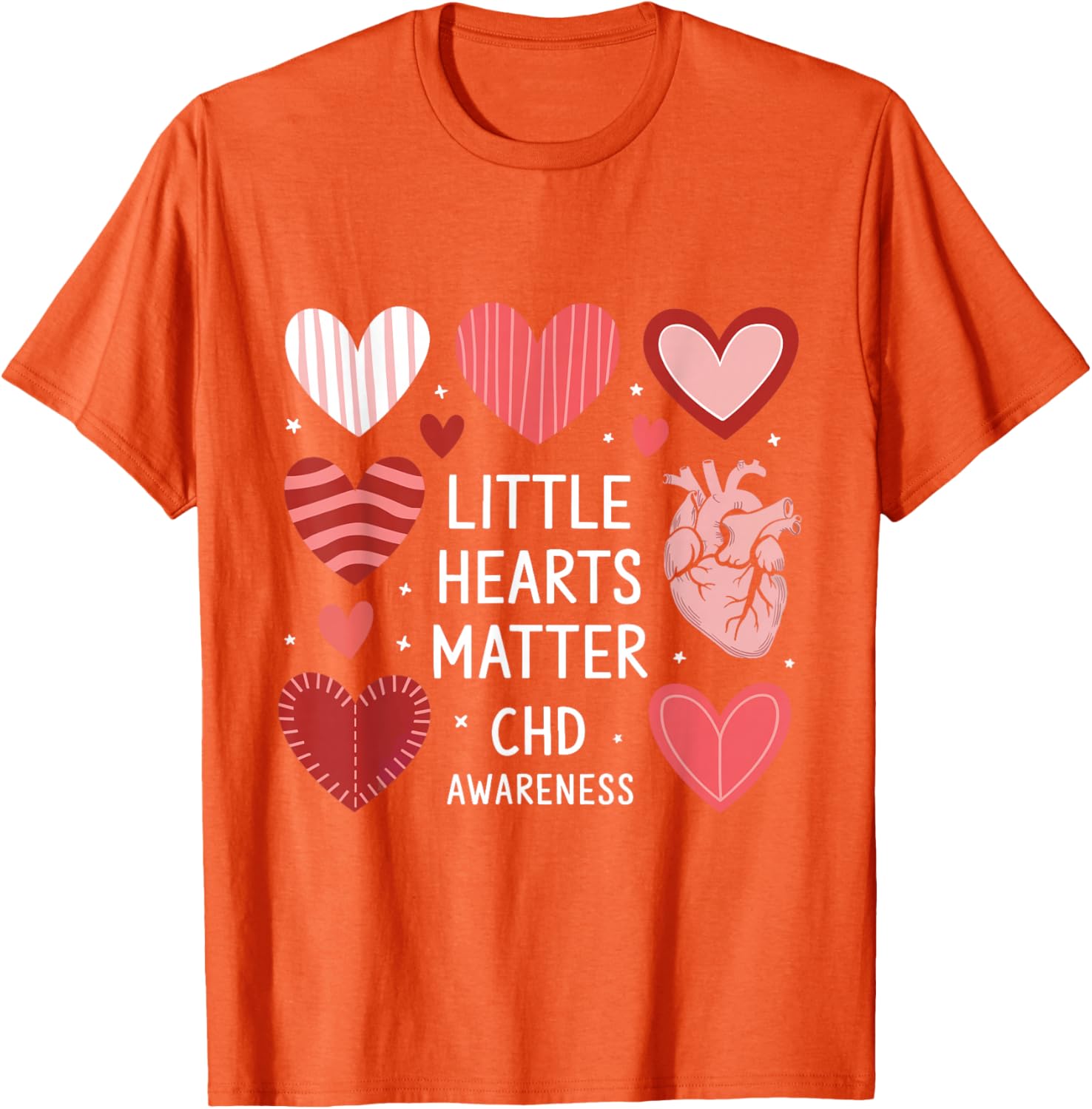 Heart Anatomy Valentine T-Shirt for CHD Awareness - Love with Purpose - 6