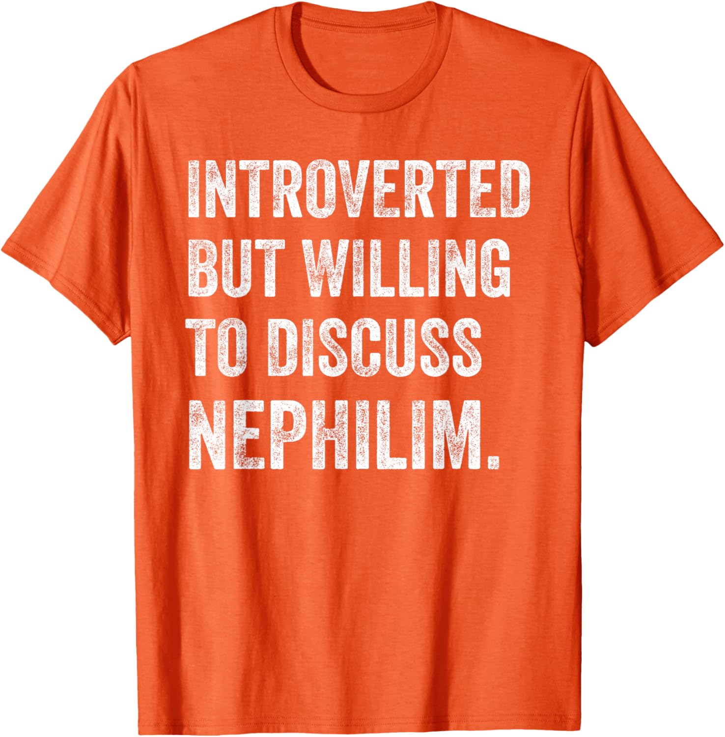 Introverted Nephilim Humor T-Shirt Perfect for Fun Discussions - 1