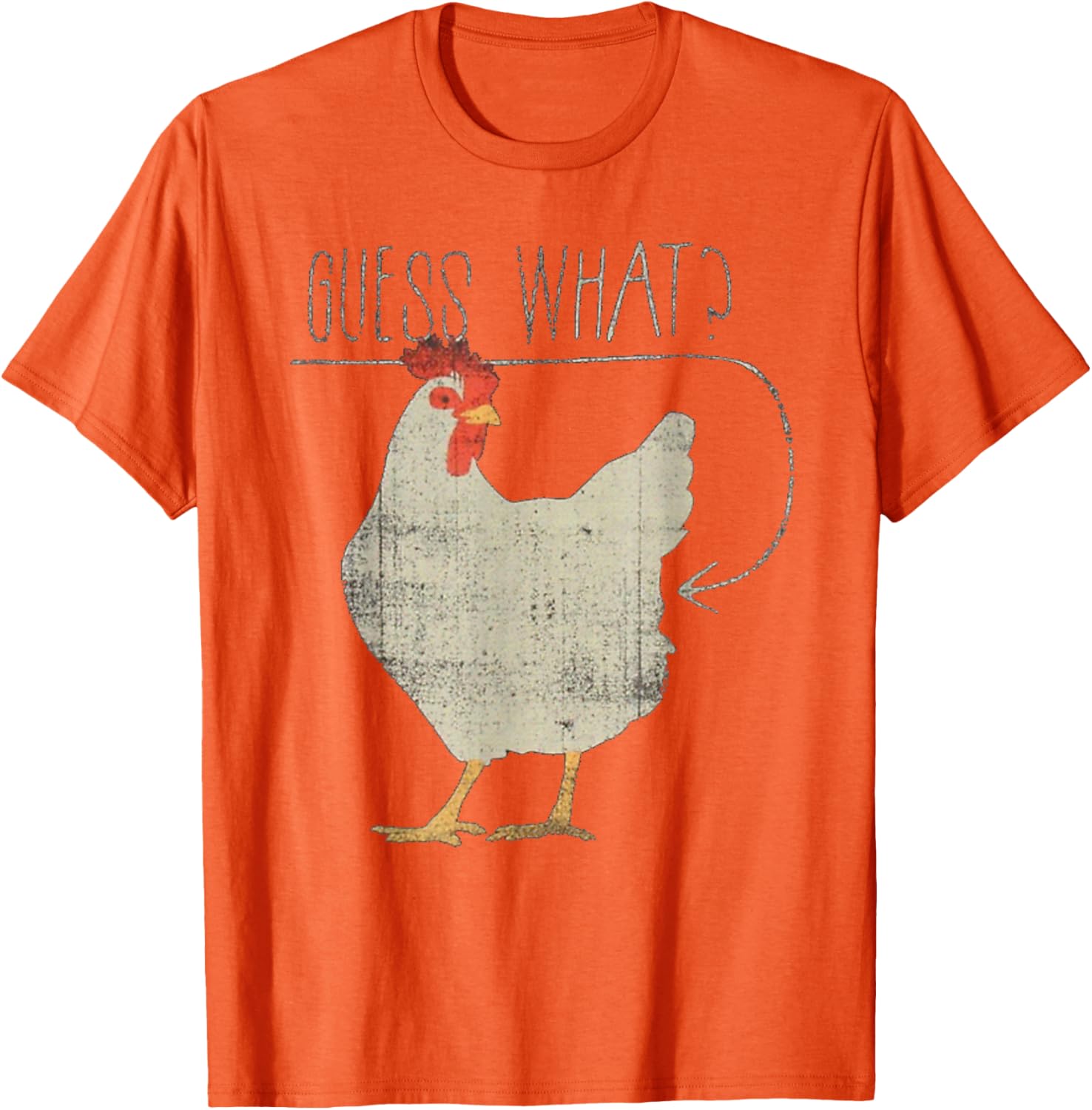 Funny Chicken Meme T-Shirt Guess What Chicken Butt Humor Apparel - 7