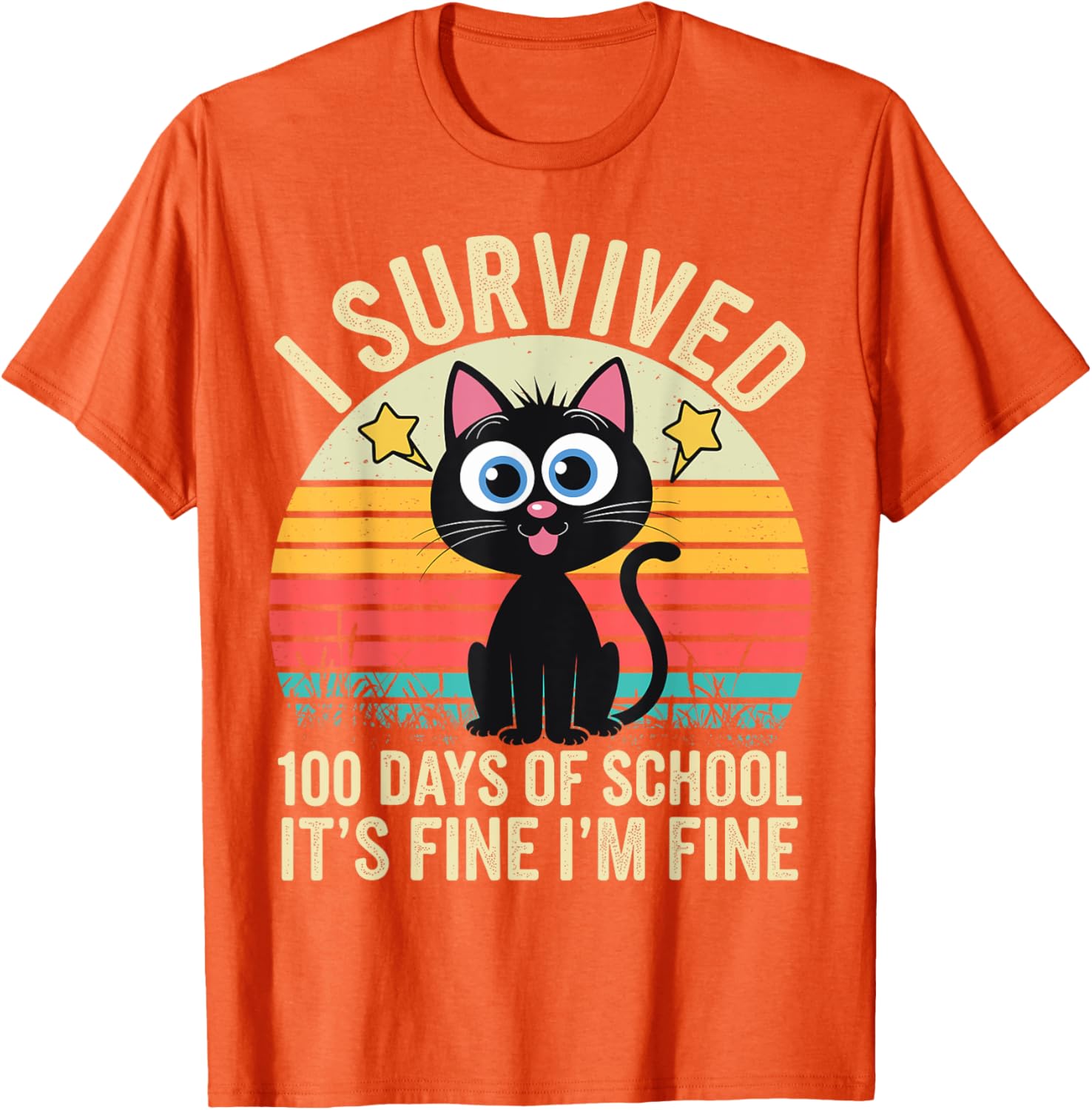 I Survived 100 Days of School T-Shirt for Kids - Fun and Stylish! - 4