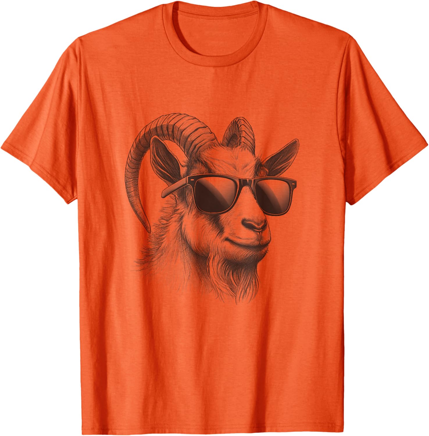 Cool Goat Sunglasses T-Shirt for Adults and Kids - Fun Casual Wear - 5