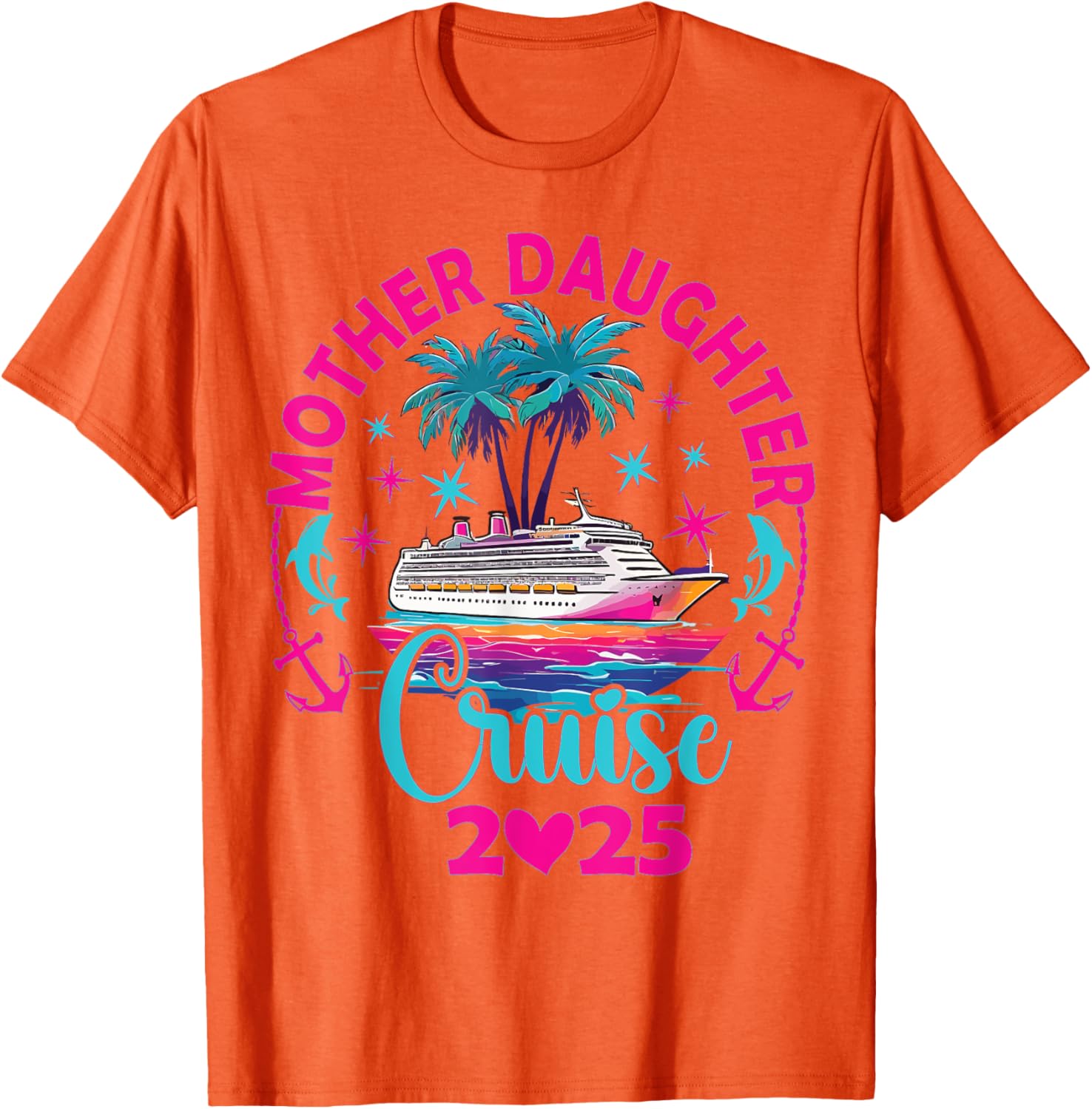 Fun Mom and Daughter Cruise Trip T-Shirt for 2025 Family Vacation - 6