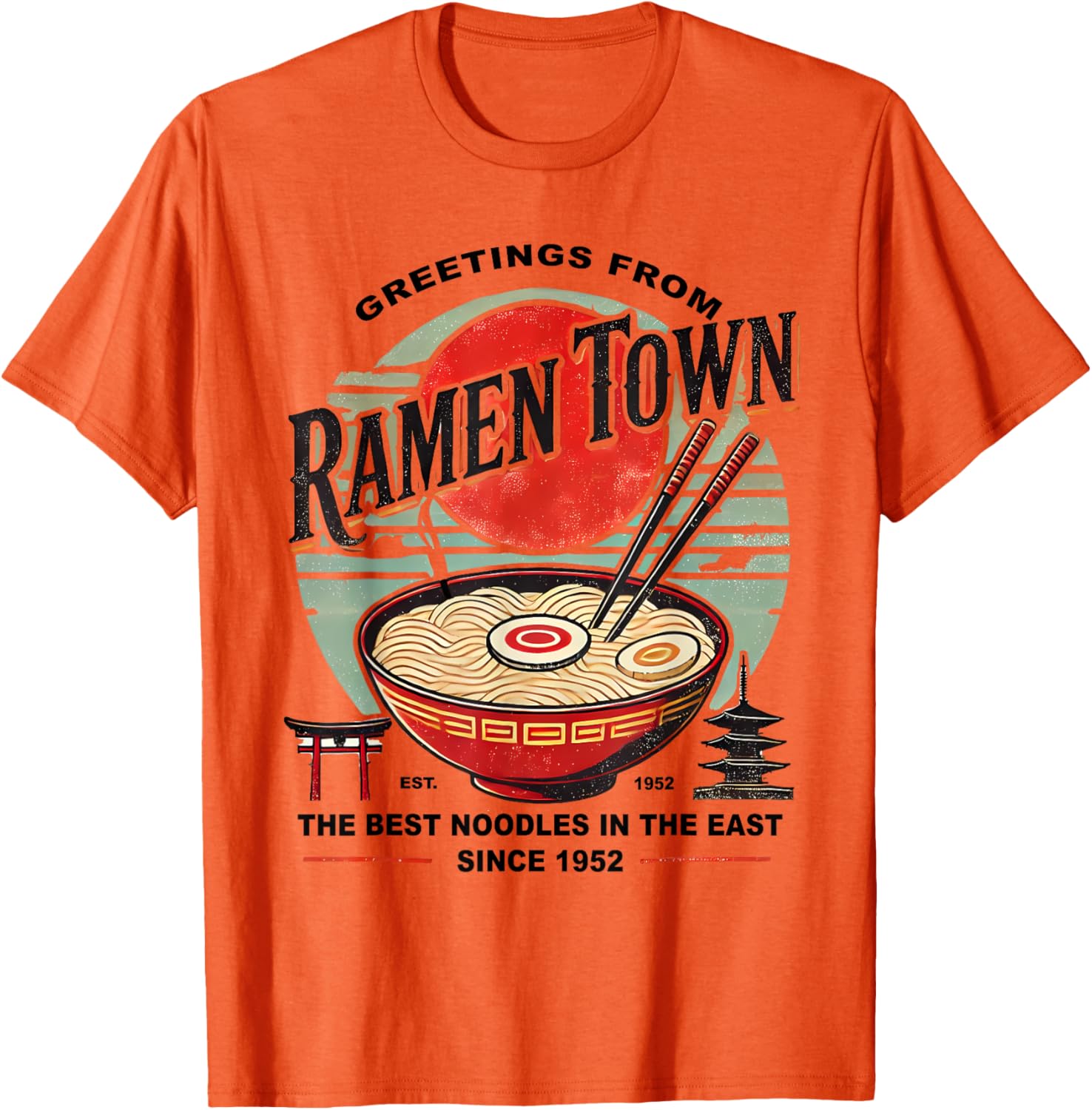 Vintage Japanese Ramen T-Shirt for Food Lovers and Fashion Enthusiasts - 8
