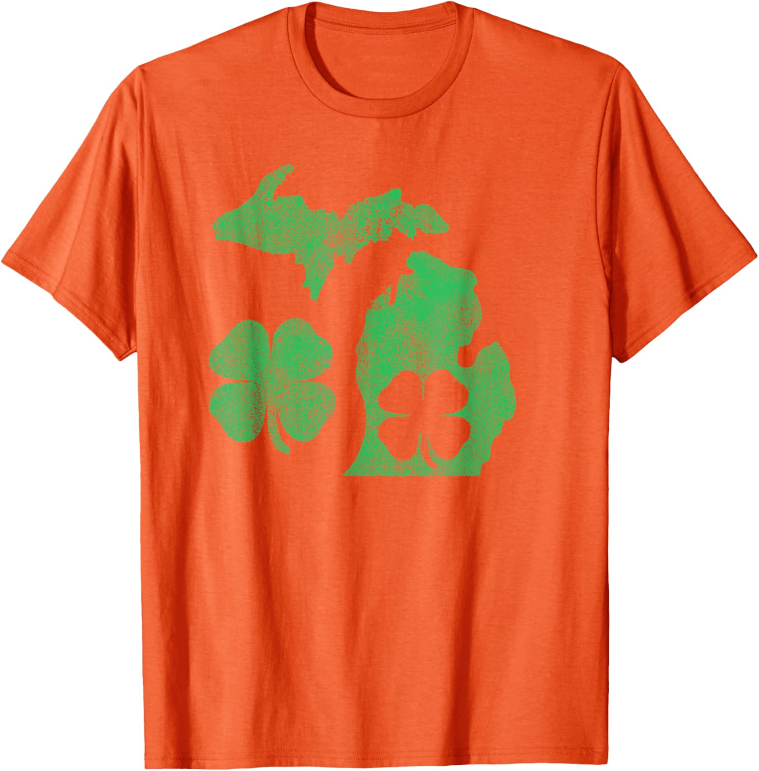 Michigan Shamrock St Patricks Day T-Shirt for Celebrating Irish Pride - 5
