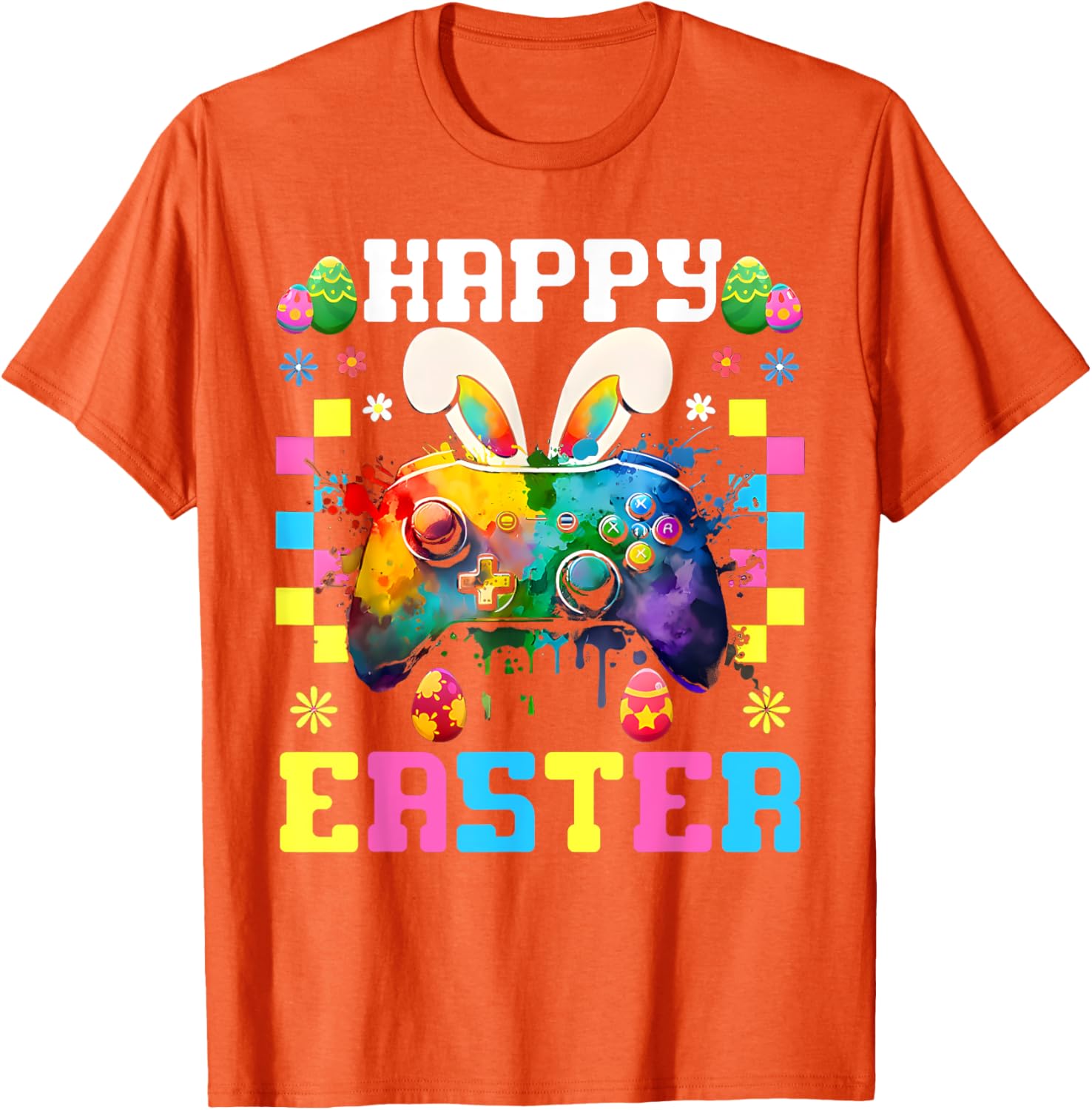 Easter Bunny Gamer T-Shirt for Boys and Girls Fun Video Game Apparel - 6