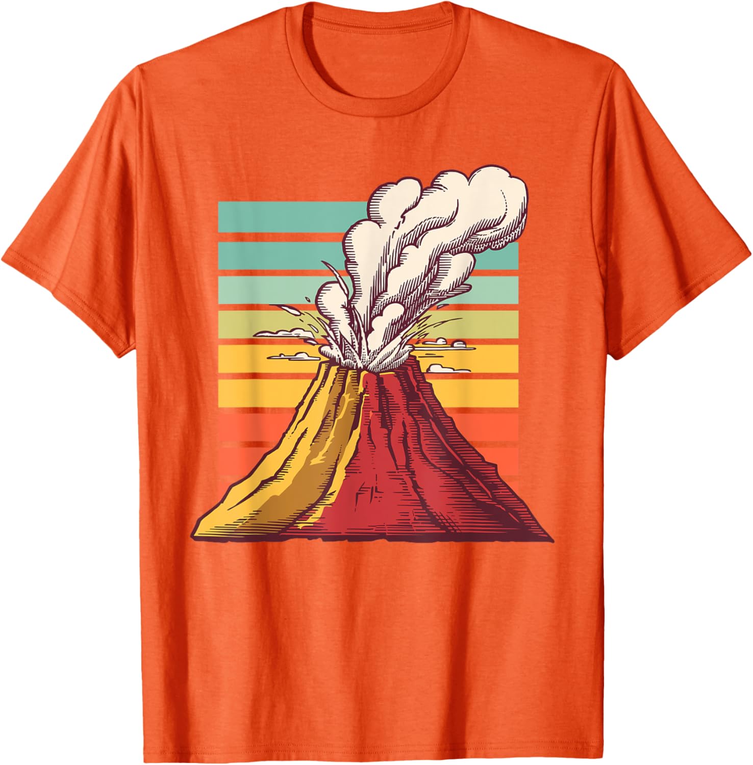 Cool Volcano Art T-Shirt for Men, Women, and Kids - Perfect for Geology Lovers - 18