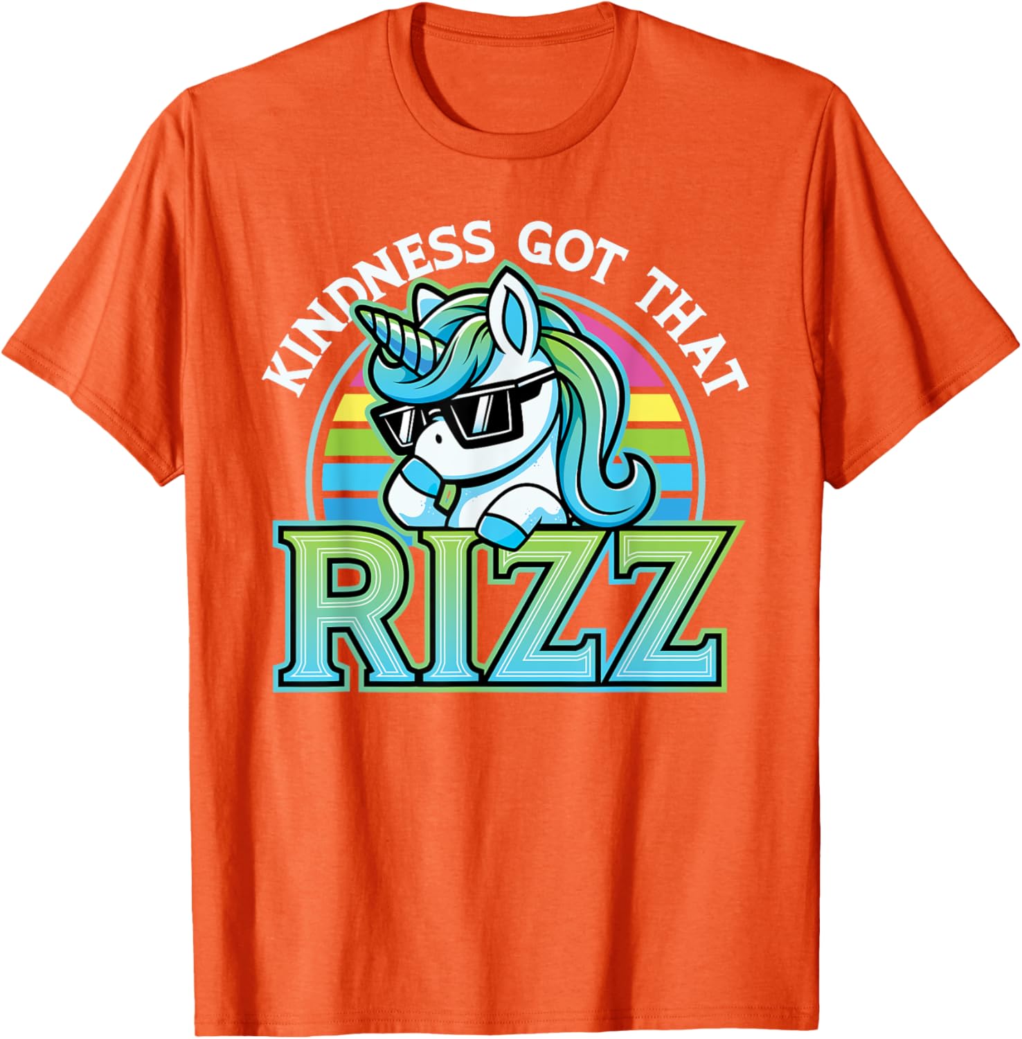Kindness Anti Bullying Week Unicorn Got Rizz T-Shirt for Kids - 10