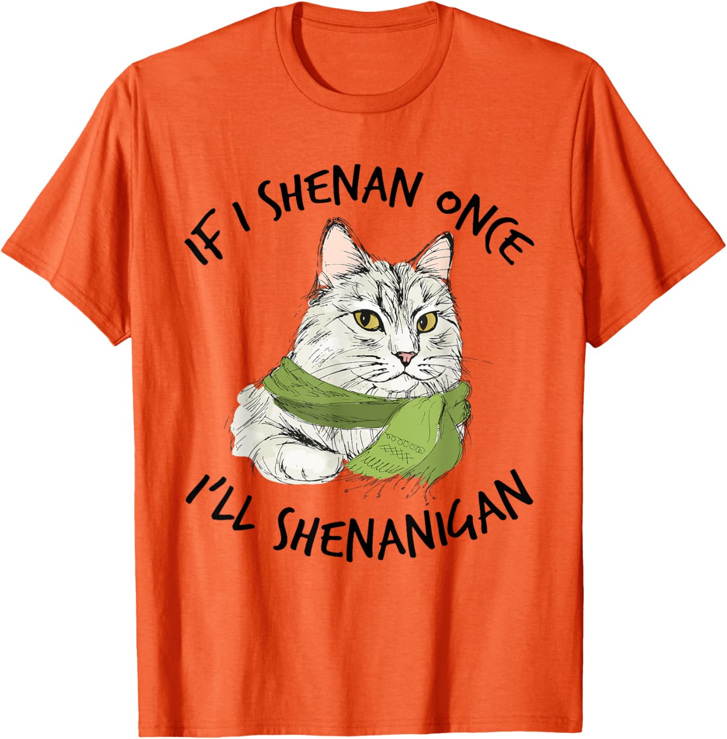 Funny Shenanigan Cat T-Shirt Perfect for Cat Lovers and Laughs - 14
