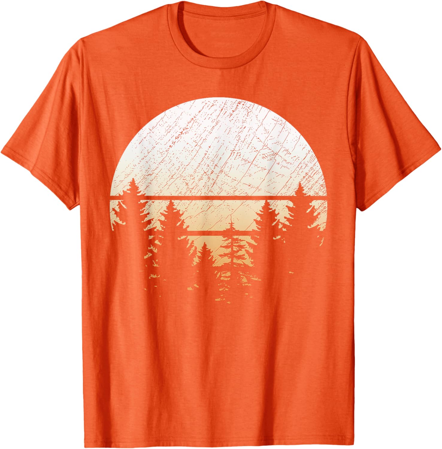 Retro Wildlife Trees Hiking T-Shirt for Nature Lovers and Adventurers - 15