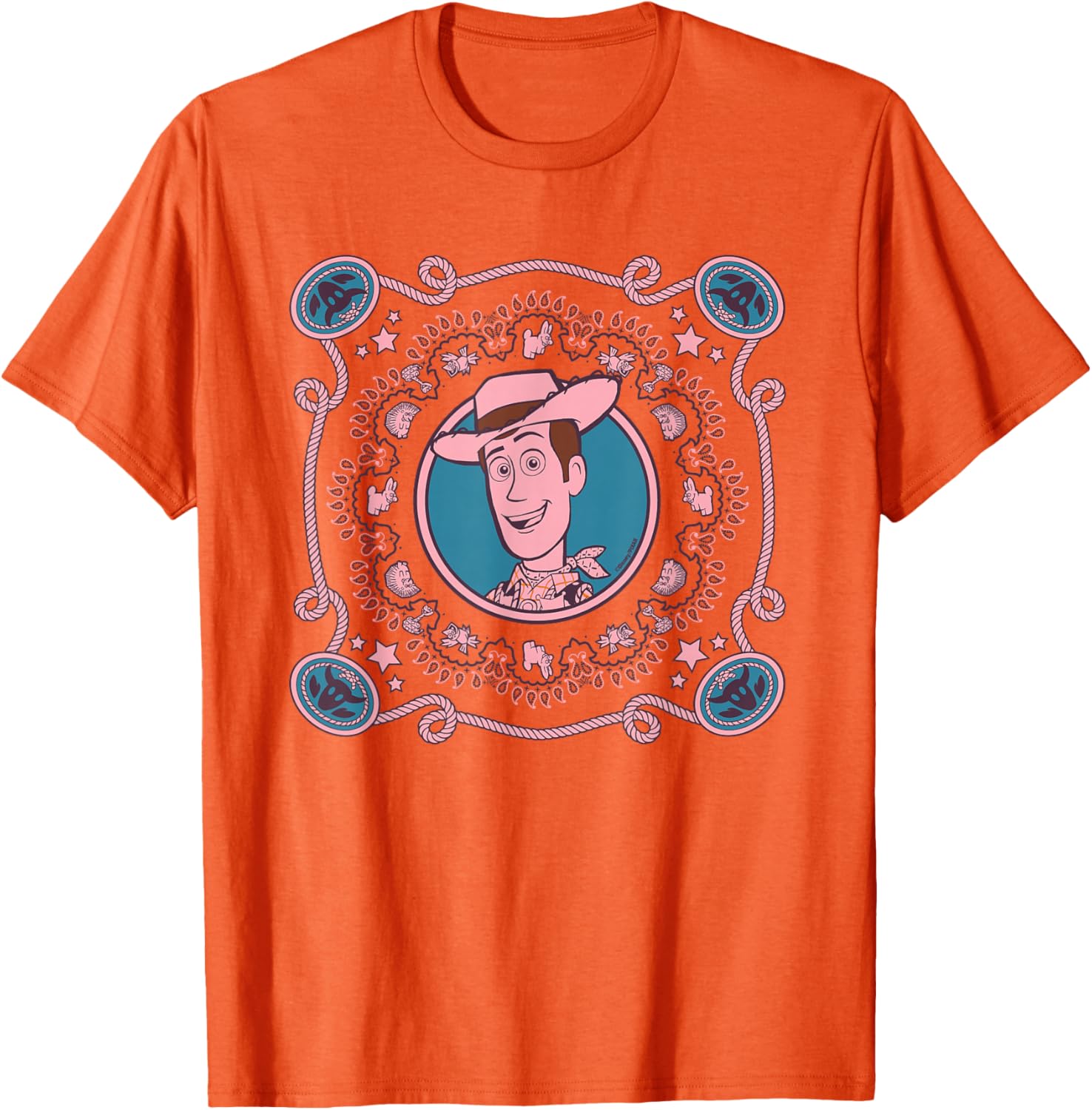 Disney Pixar Toy Story Sheriff Woody Western T-Shirt for Fans - 16