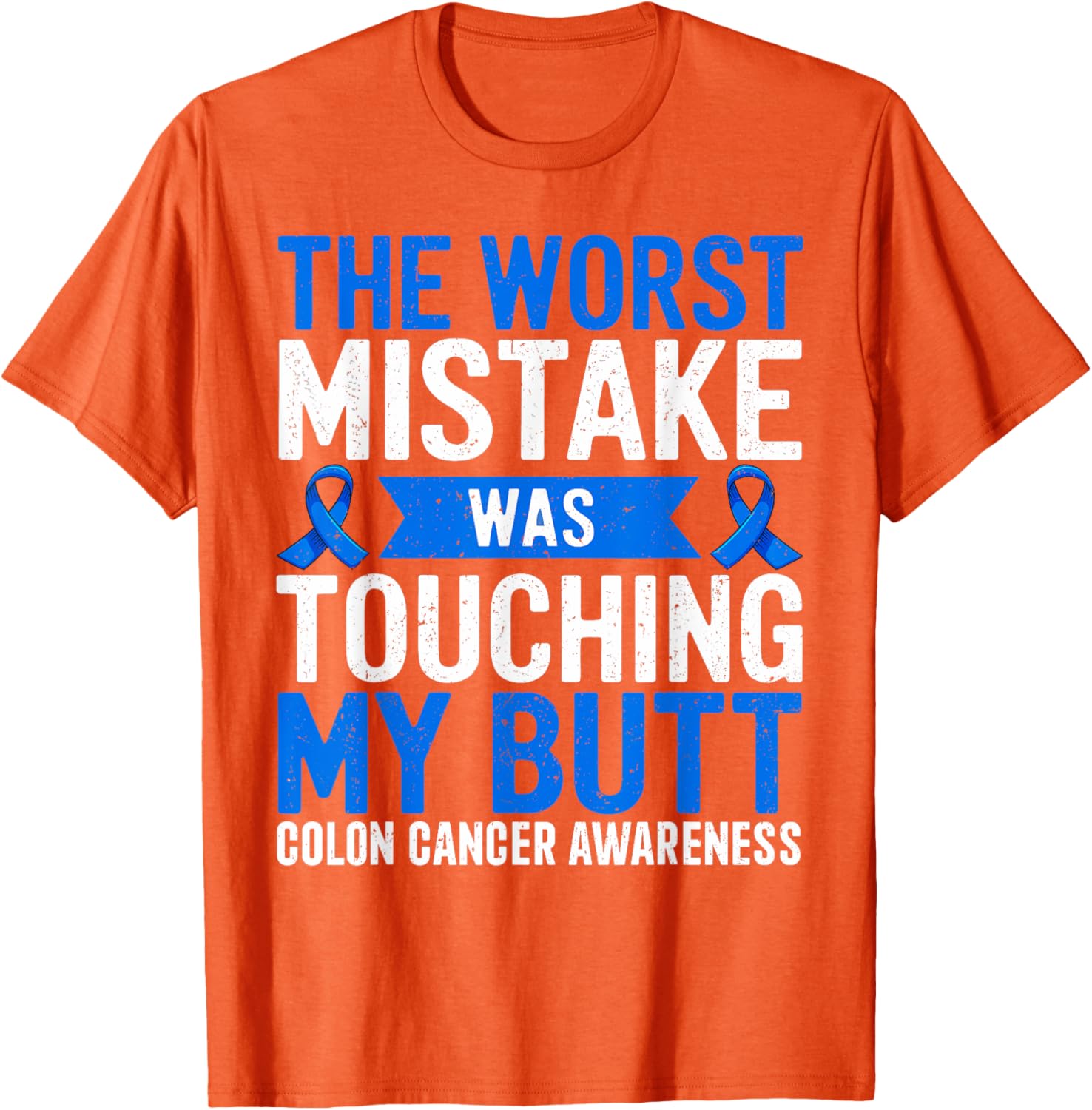 Funny Colon Cancer Awareness T-Shirt for Support and Comfort - 4