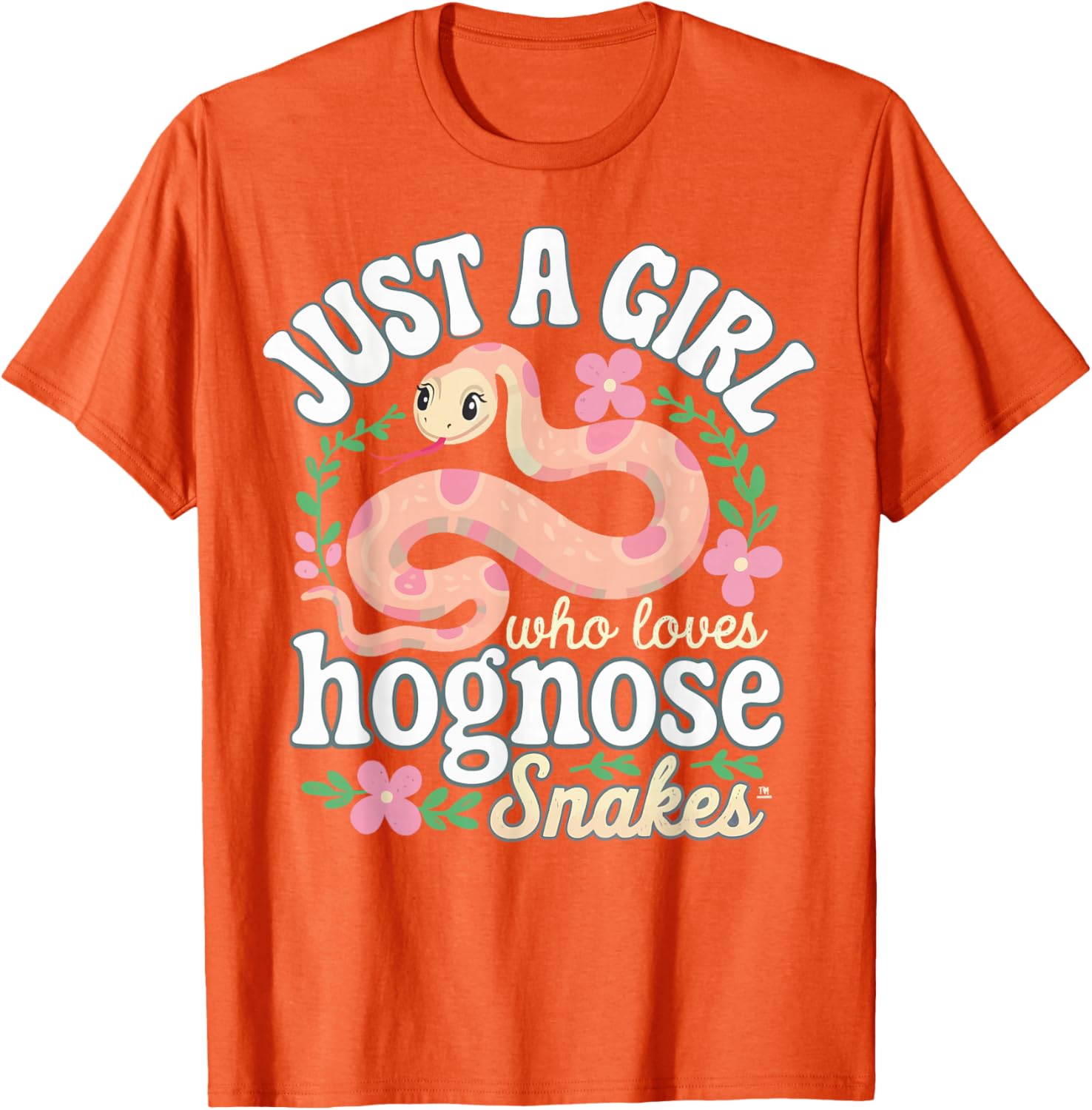 Just A Girl Who Loves Hognose Snakes Tee Shirt for Snake Lovers - 13