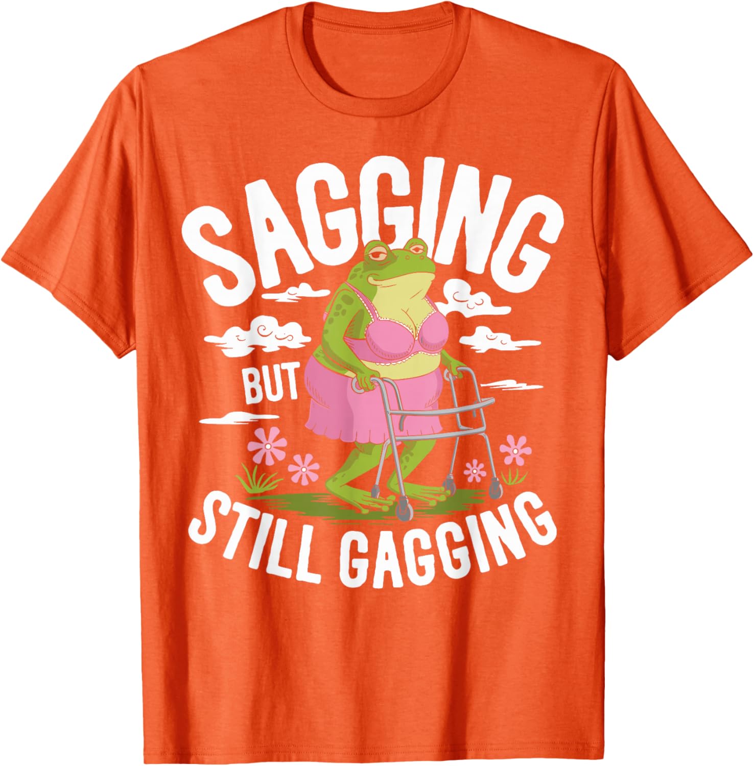 Funny Sagging Frog Meme T-Shirt for Sarcastic Humor Lovers - 1