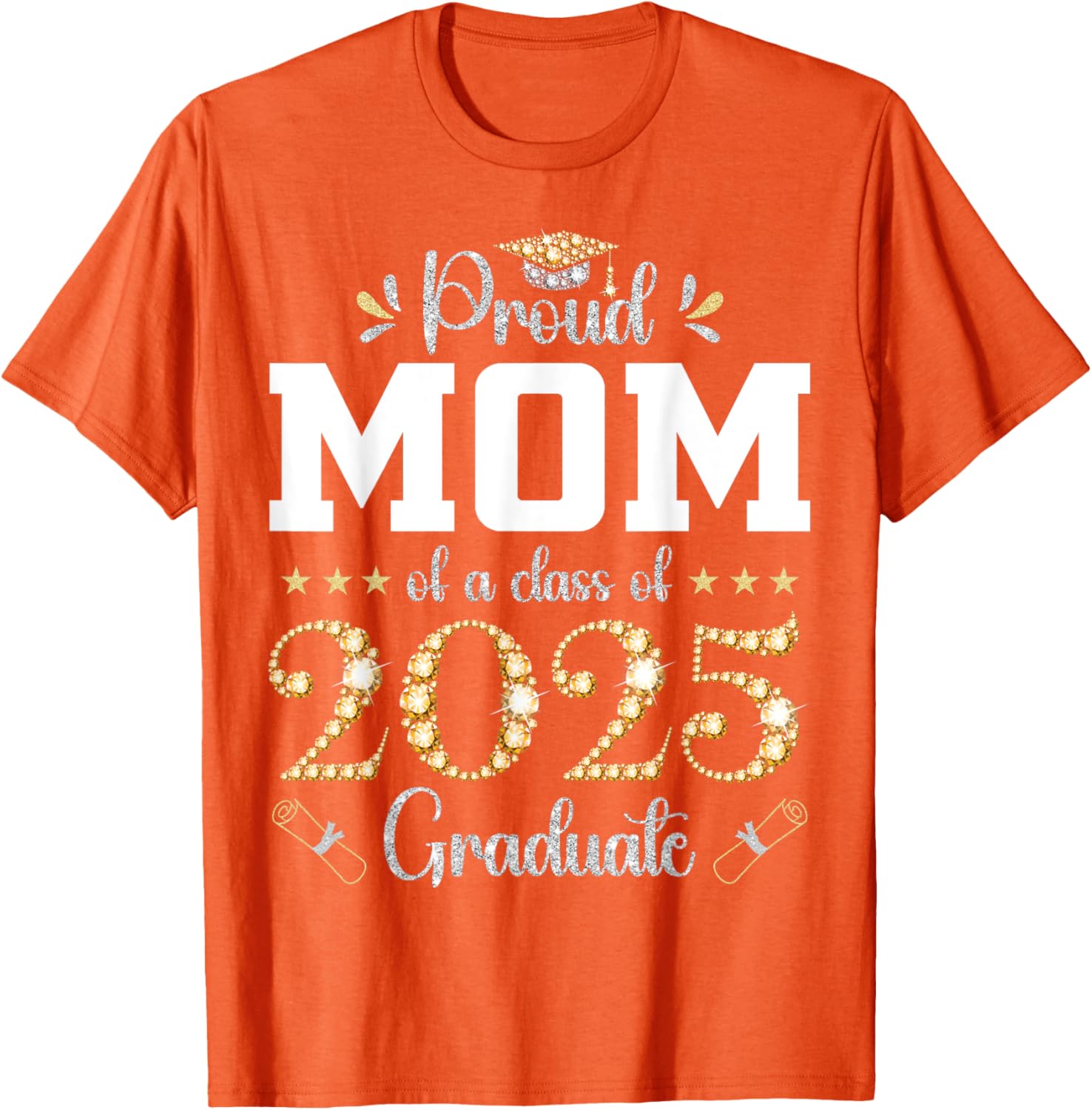 Proud Mom of a Class of 2025 Graduate T-Shirt for Celebrating Success - 14