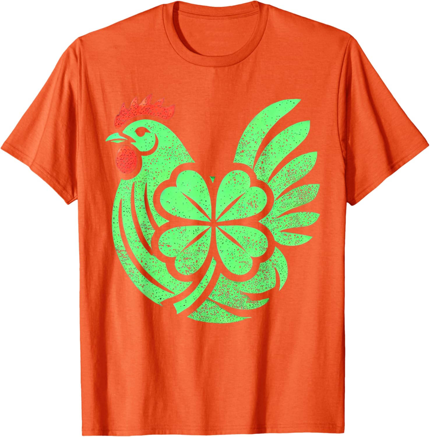 Cute Chicken Hen Shamrock St. Patrick's Day T-Shirt for Festive Fun - 10