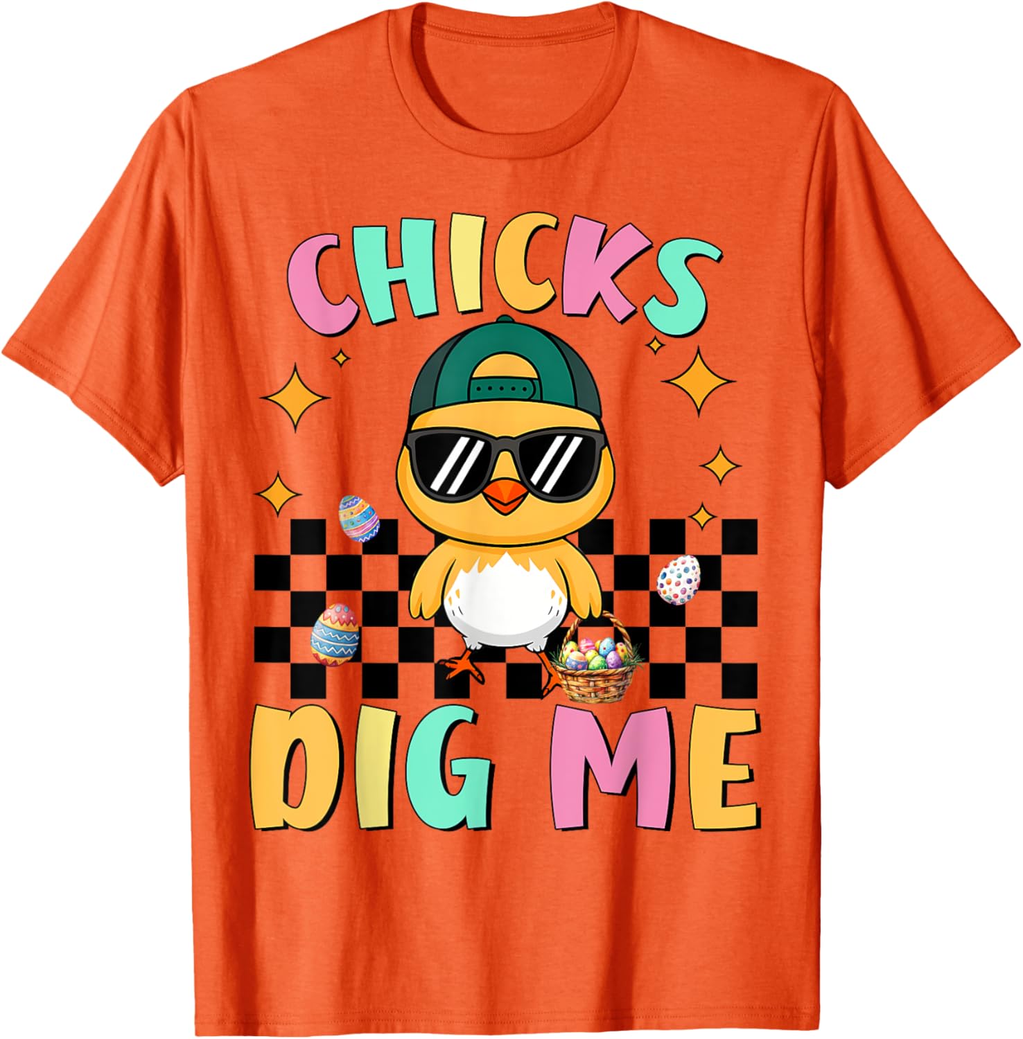Funny Easter T-Shirt for Toddlers Chicks Dig Me Perfect for Boys - 6