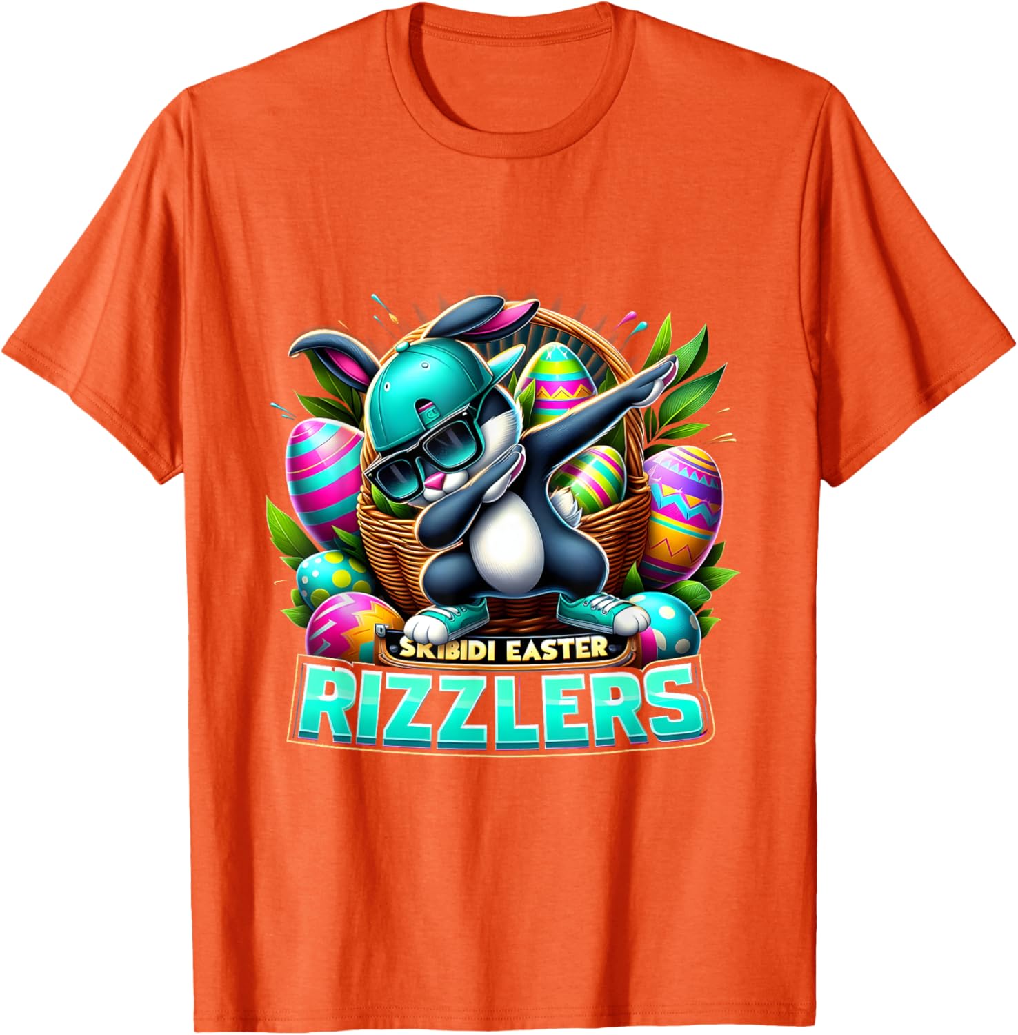 Funny Easter T-Shirt for Men Rizzler Skibidi Humor Apparel - 23