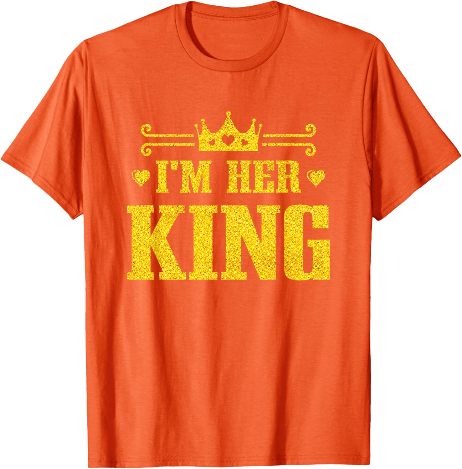 His Queen Her King Couples T-Shirt for Valentine's Day and Anniversaries - 16