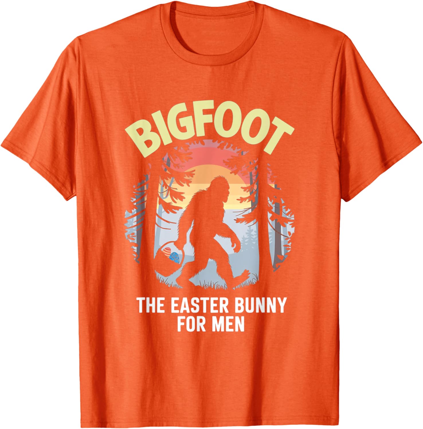 Bigfoot Easter Bunny T-Shirt for Men Fun Apparel Gift Idea - 8