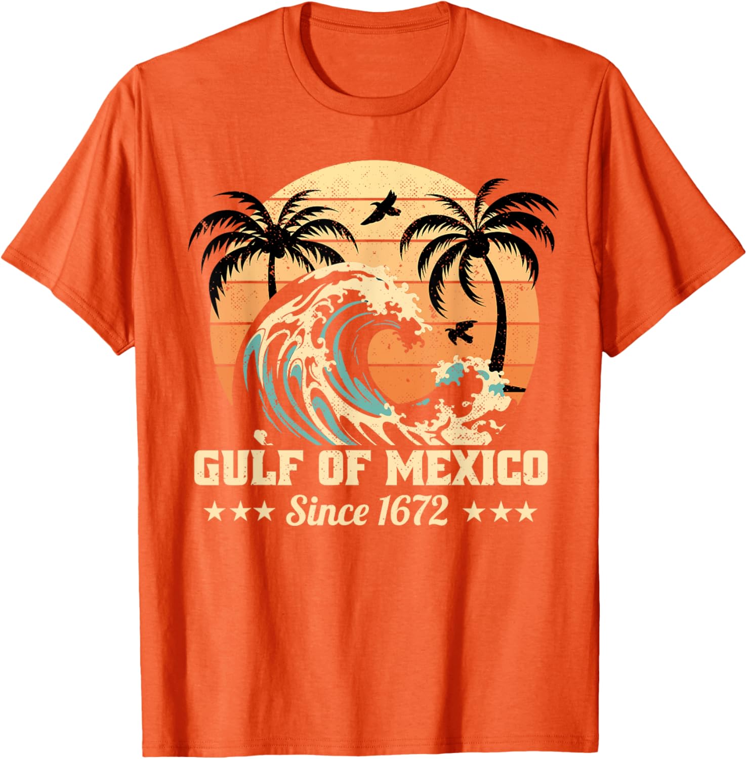 Vintage Gulf of Mexico T-Shirt Since 1672 Stylish and Unique Apparel - 19