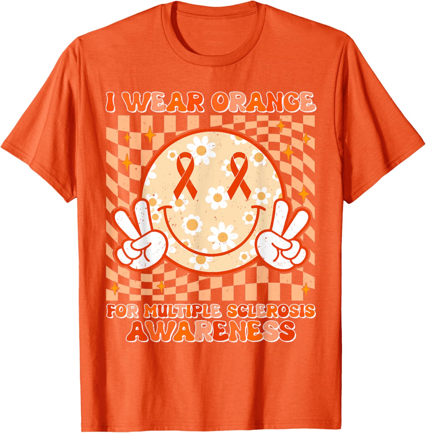 Motivation Support Multiple Sclerosis Awareness T-Shirt for MS Fighters - 15