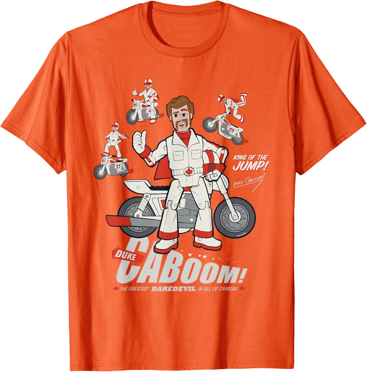 Disney Pixar Toy Story Duke Caboom Stuntman Fun Graphic T-Shirt - 6
