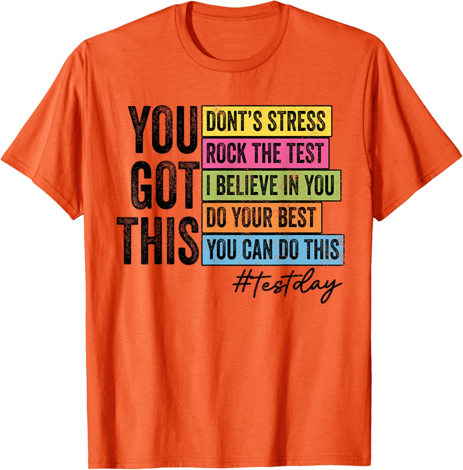 Retro You Got This Shirt Perfect for Exam Day Motivation and Style - 22
